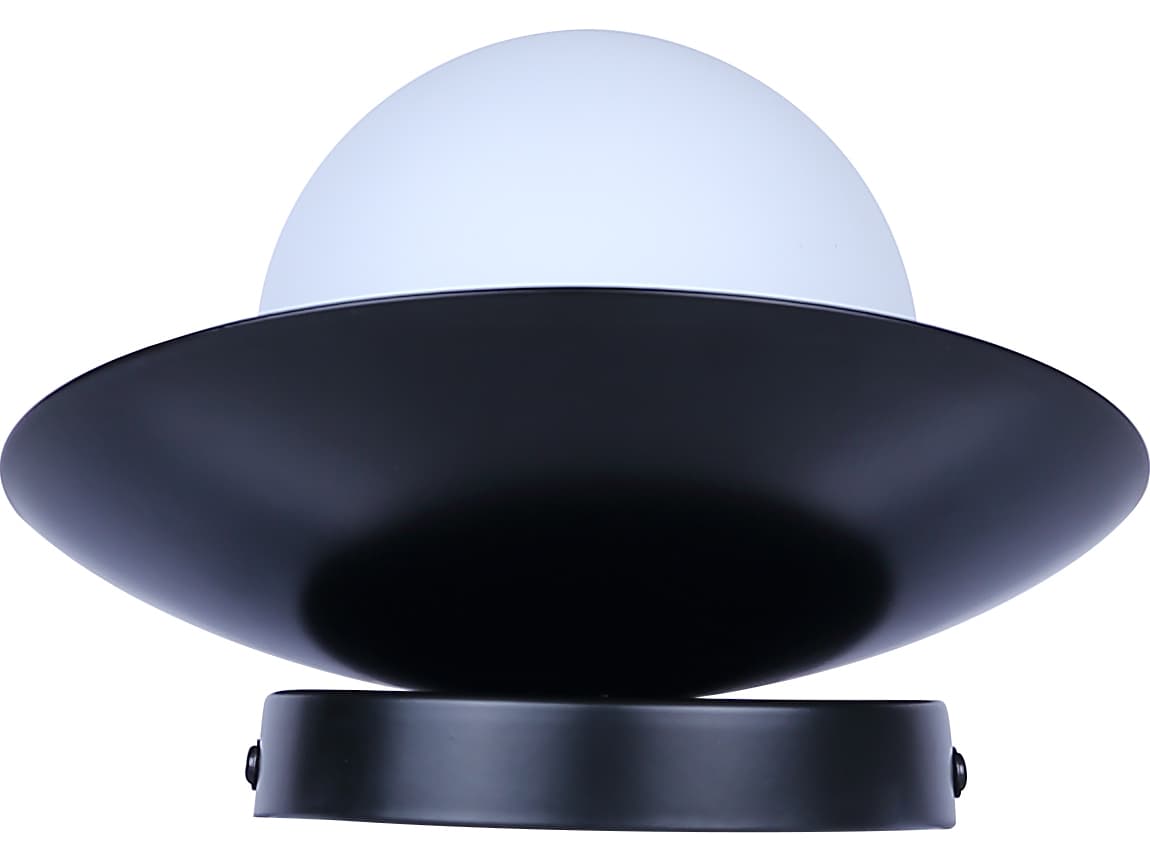 Canarm Mesa 1 -light Black Wall Sconce