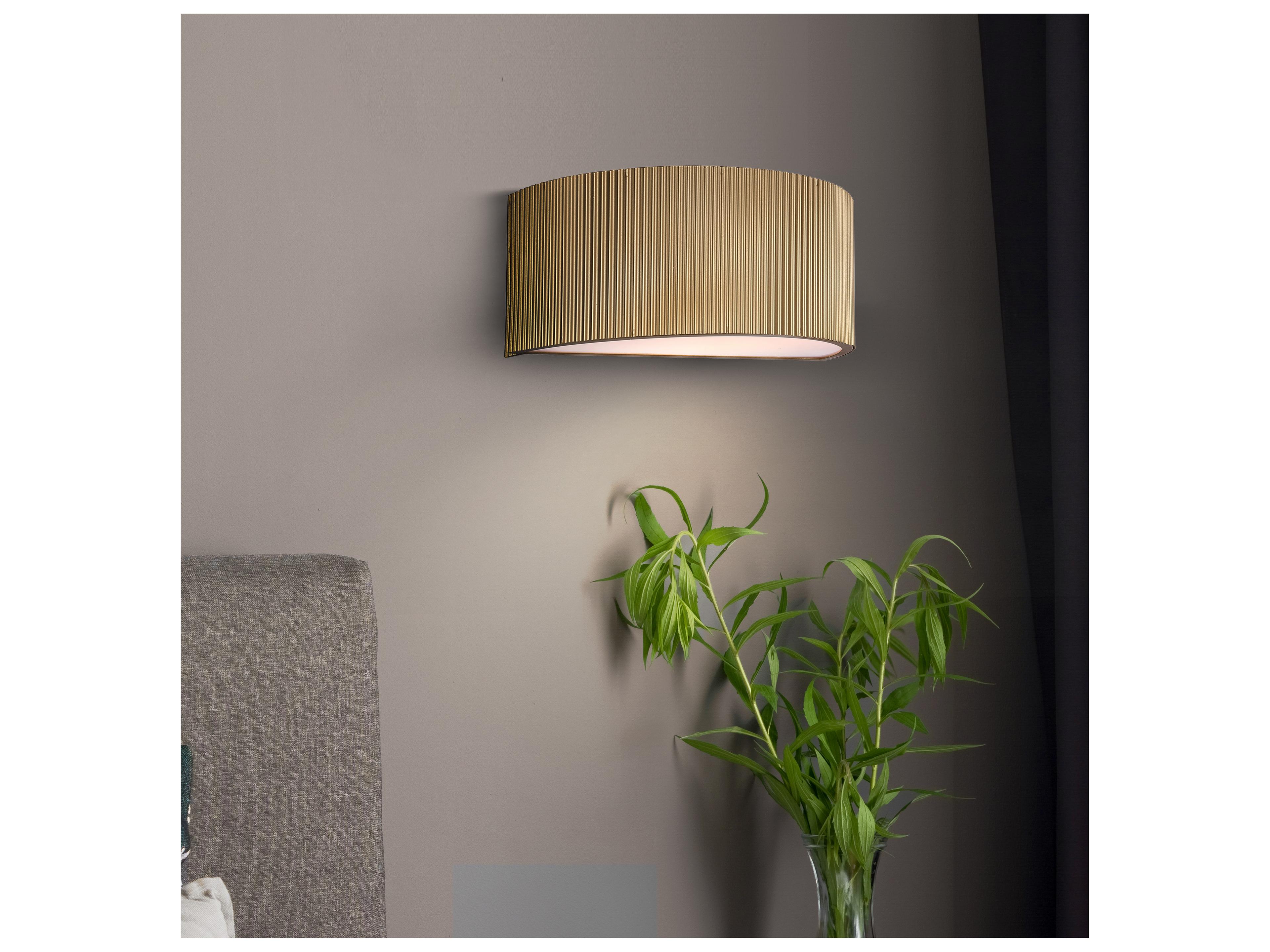 Canarm Scarlett 1 -light Gold Wall Sconce
