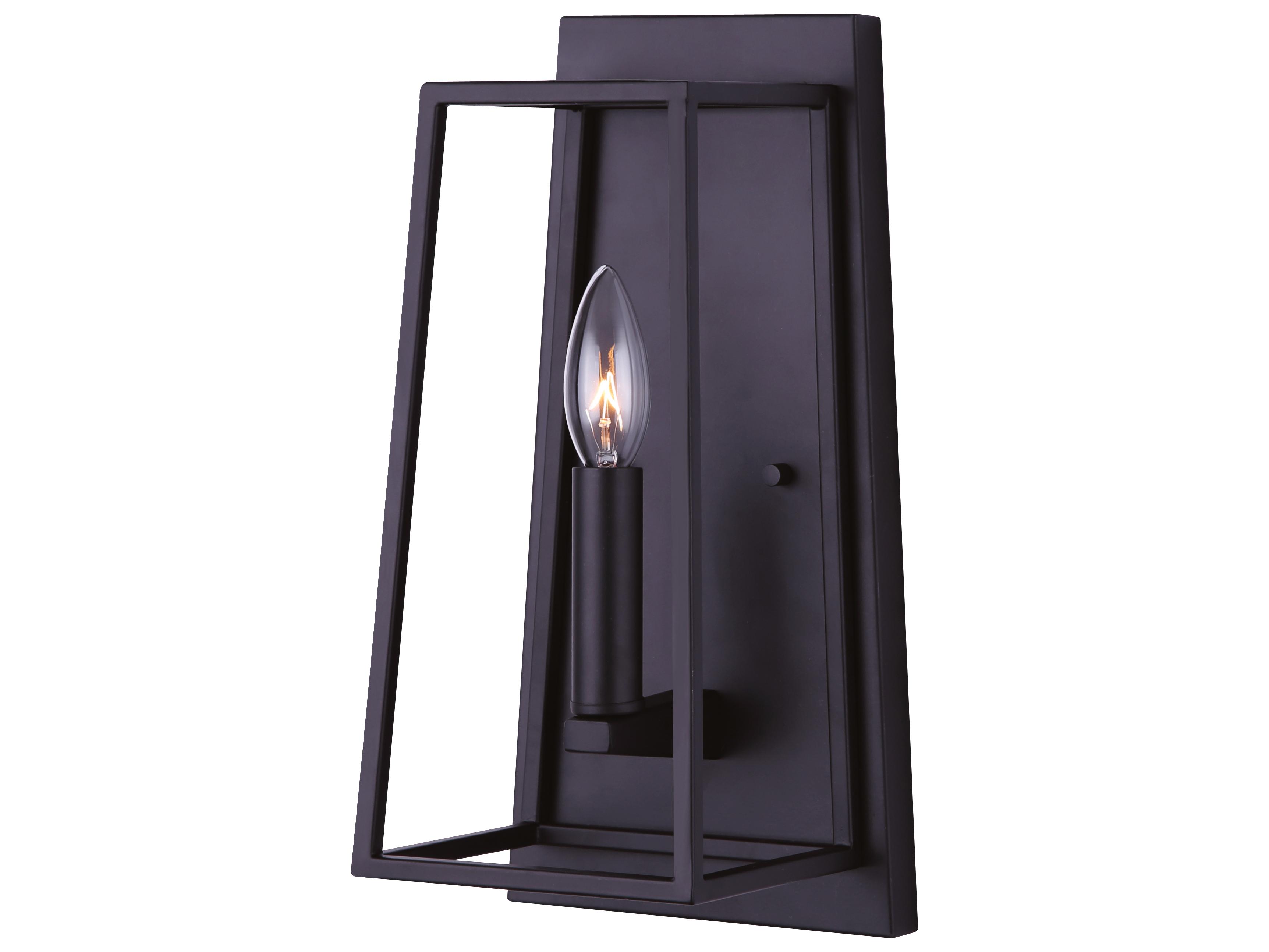 Canarm Wexford 1 -light Black Wall Sconce