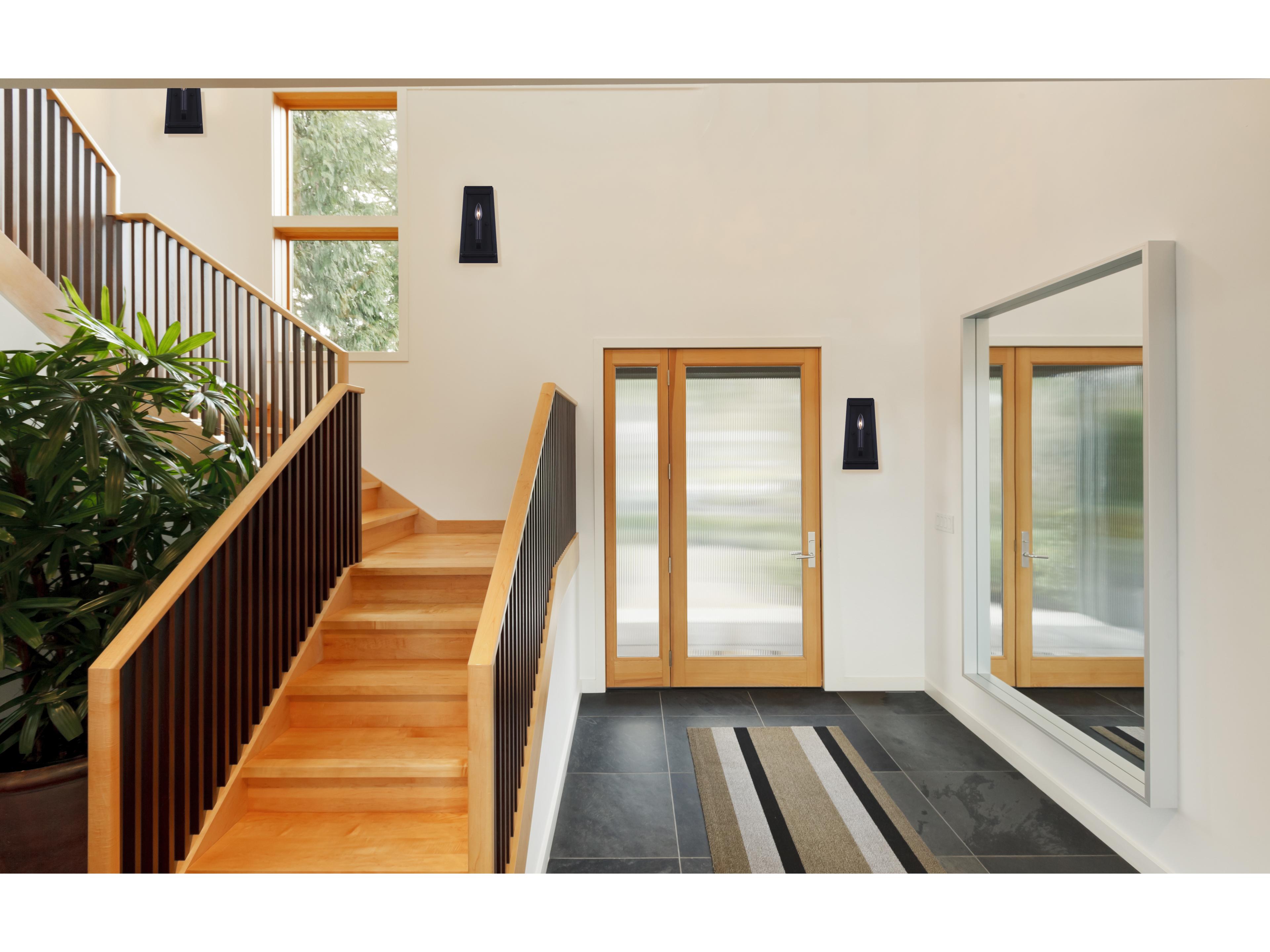 Canarm Wexford 1 -light Black Wall Sconce