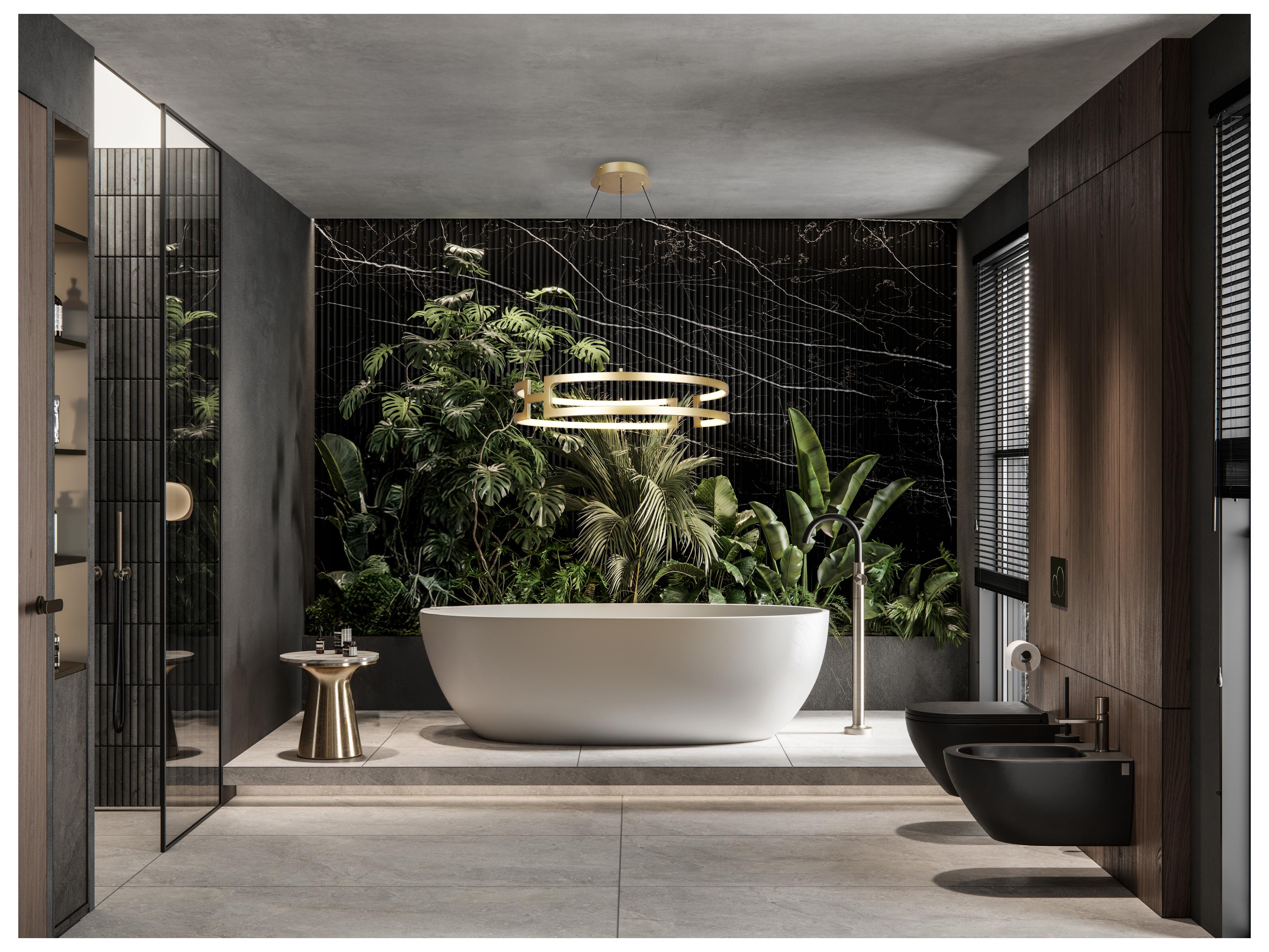 Canarm Bettony 1 -light Gold LED Round Pendant