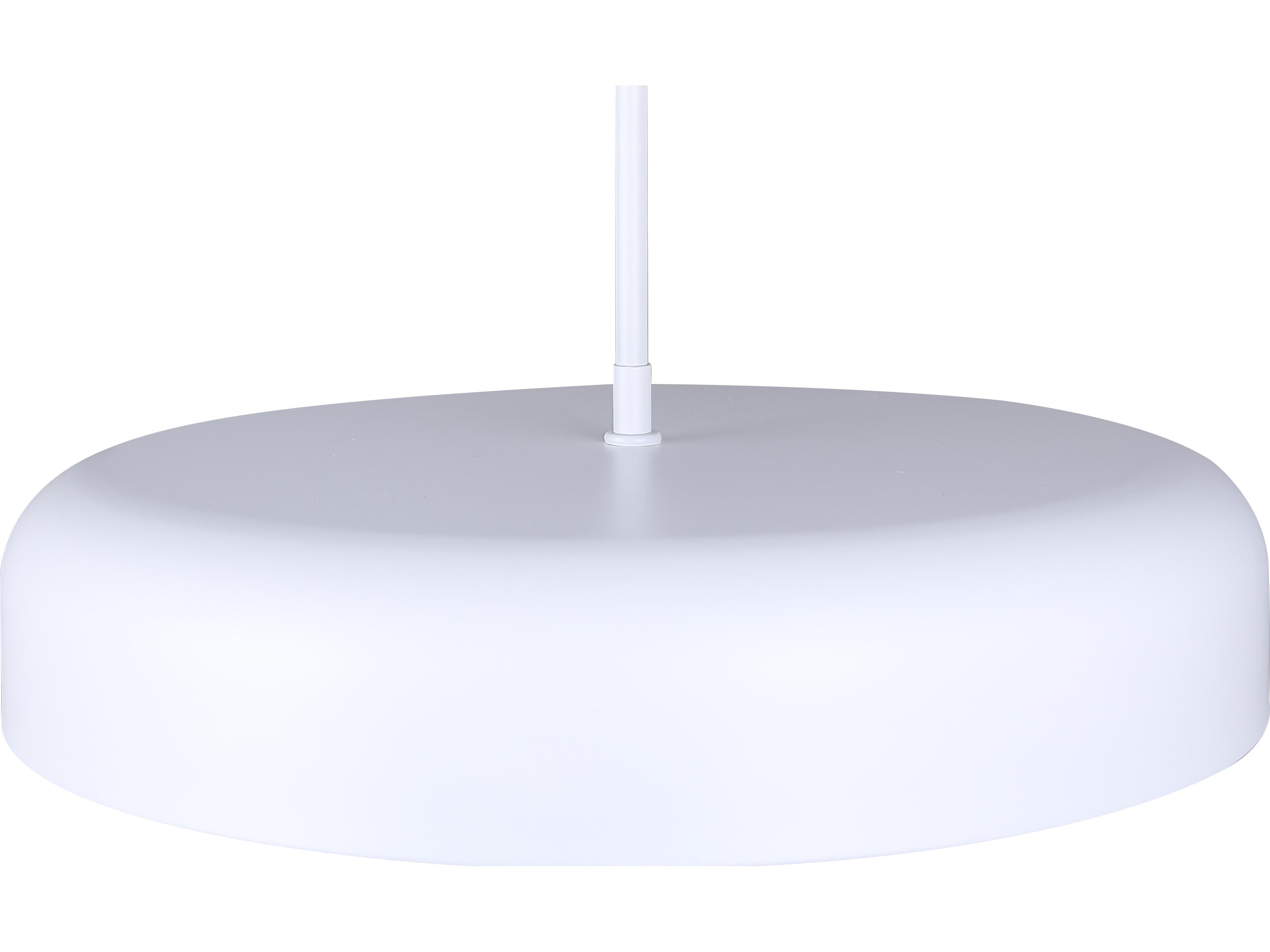 Canarm Zaria 1 -light White LED Round Pendant