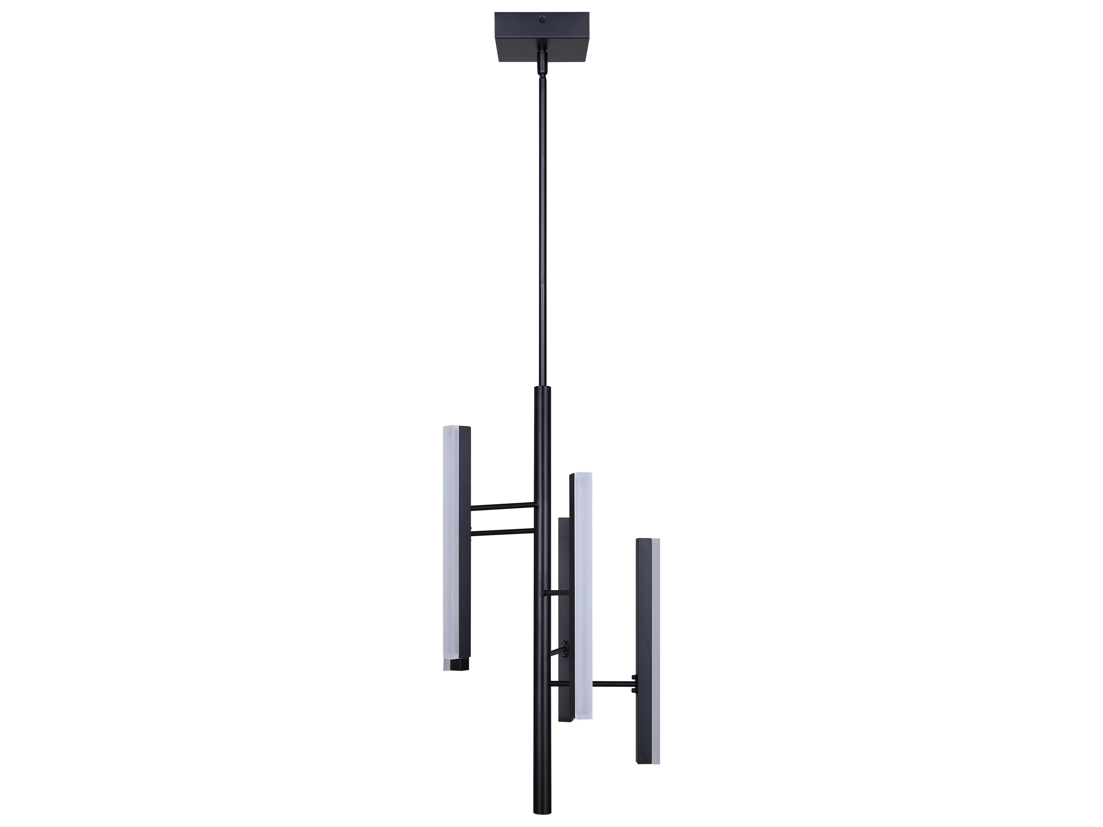 Canarm Yavin 5 -light Black Linear Chandelier