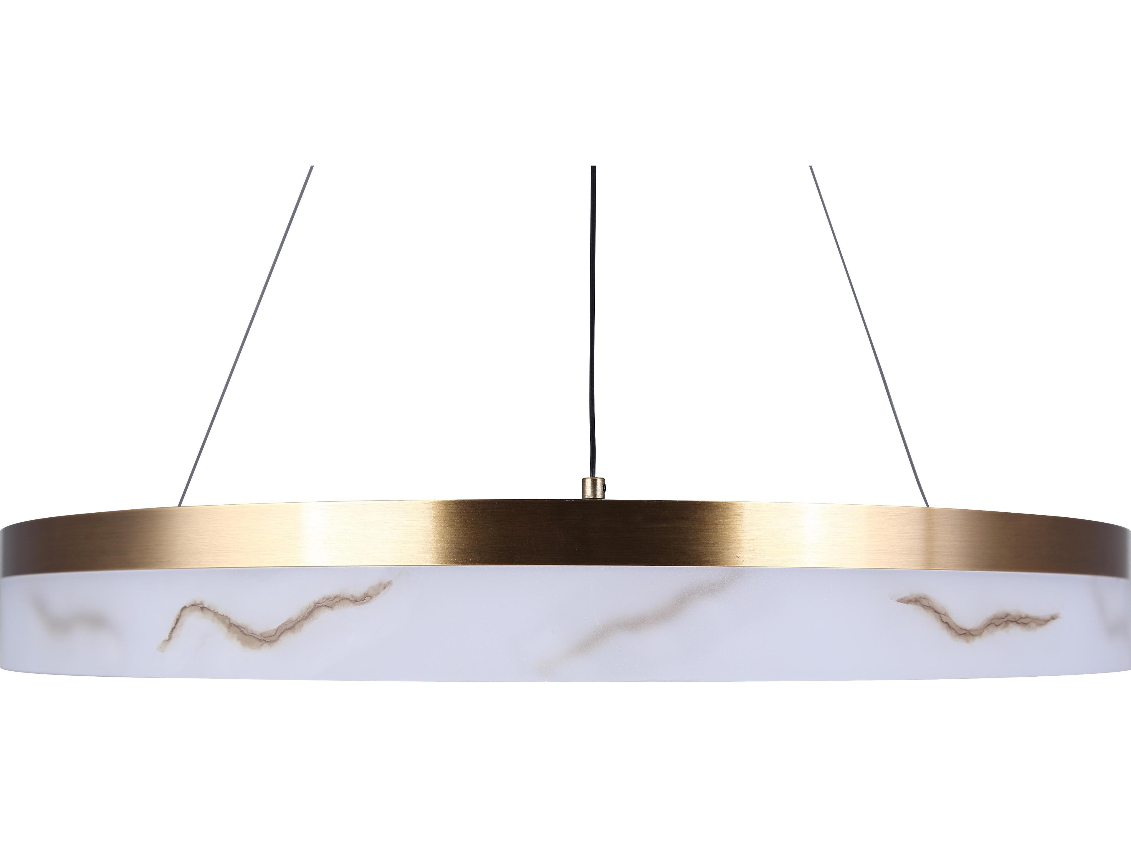 Canarm Elynn 1 -light Gold LED Round Pendant