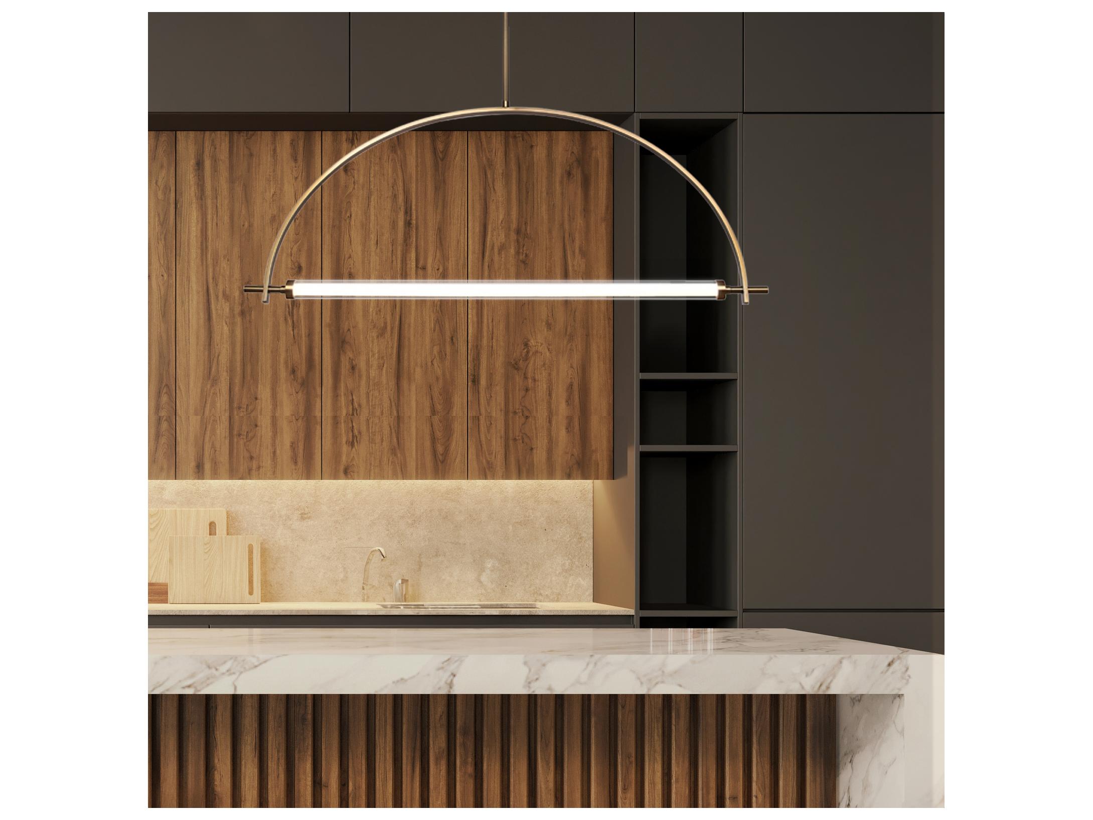 Canarm Keaton 1 -light Gold LED Linear Pendant