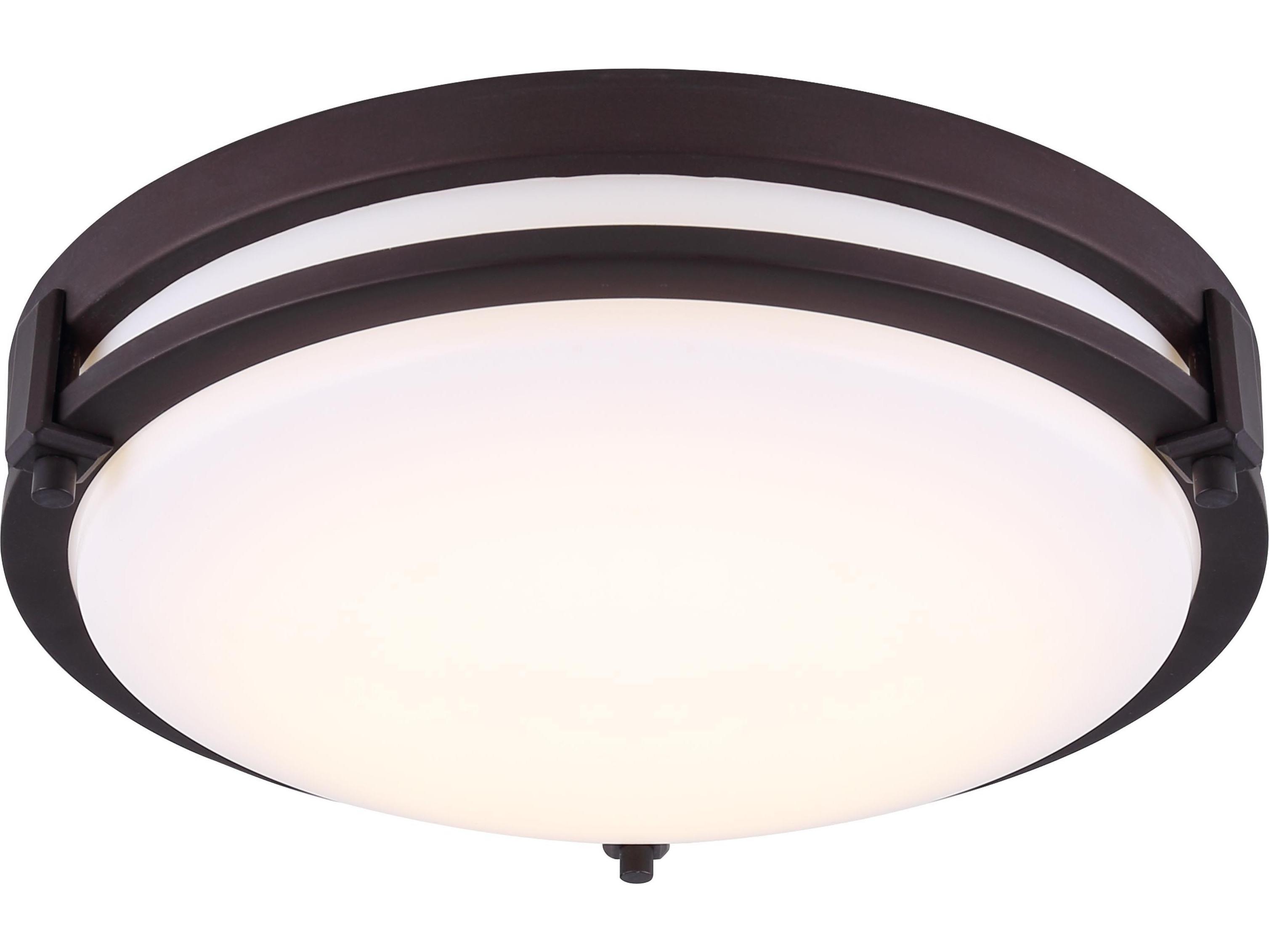 Canarm Gilda Bronze LED Round Flush Mount