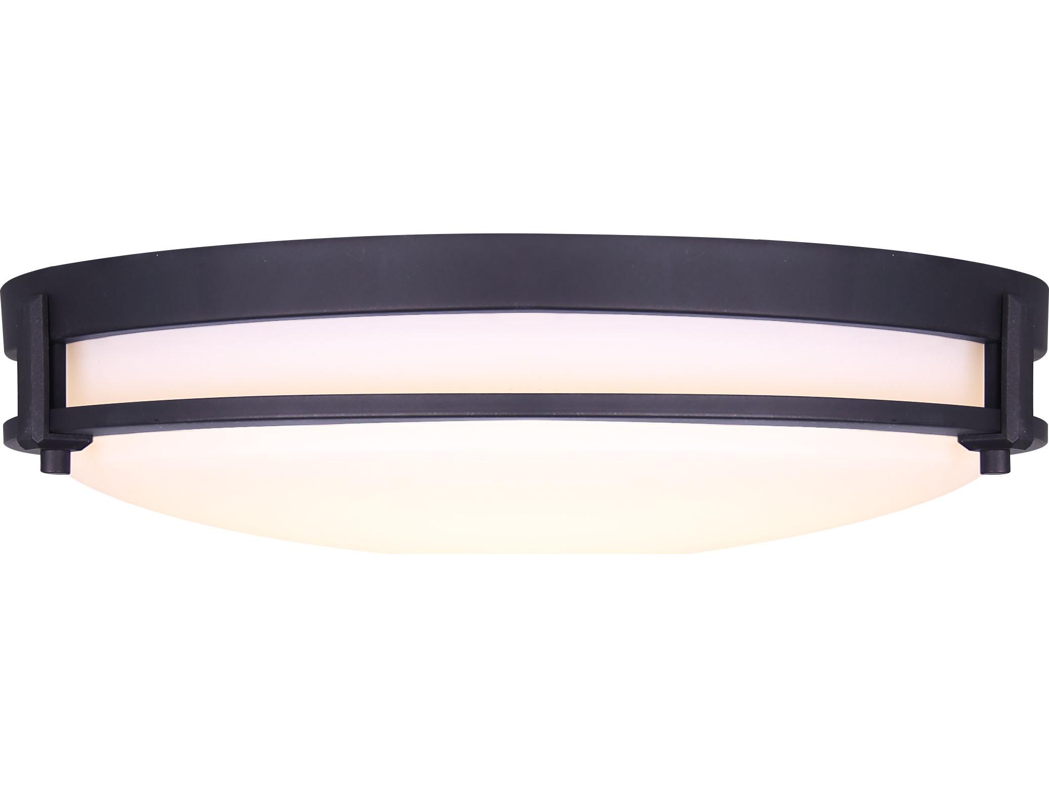 Canarm Gilda Bronze LED Round Flush Mount