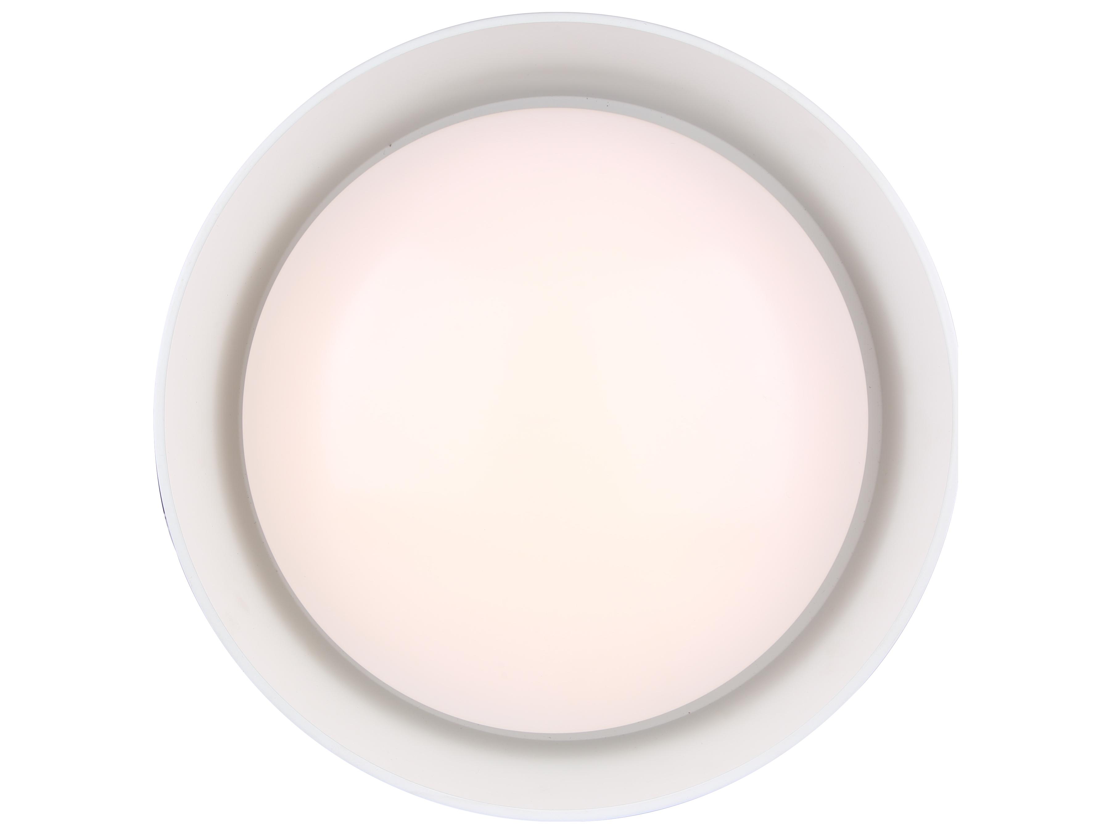 Canarm Adira 1 -light White LED Bowl Flush Mount