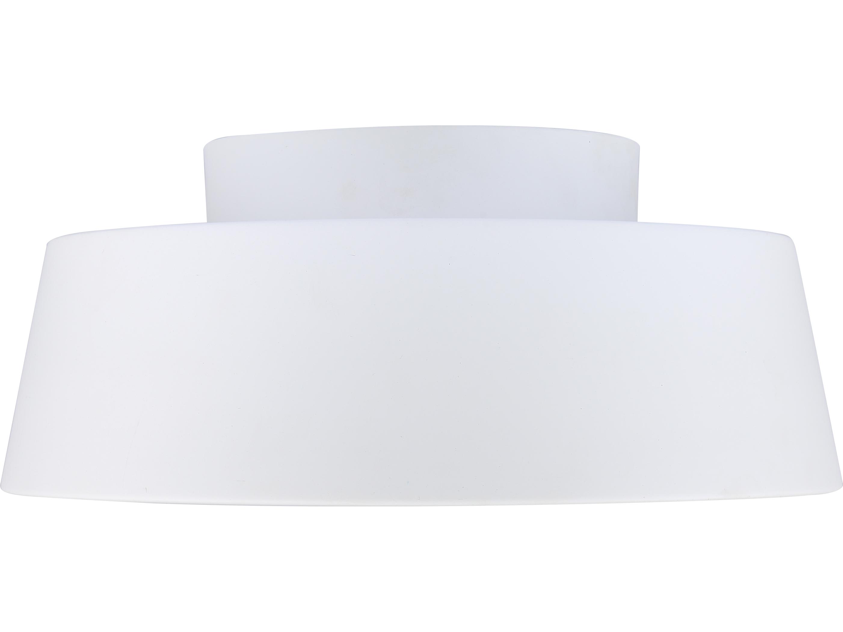Canarm Adira 1 -light White LED Bowl Flush Mount