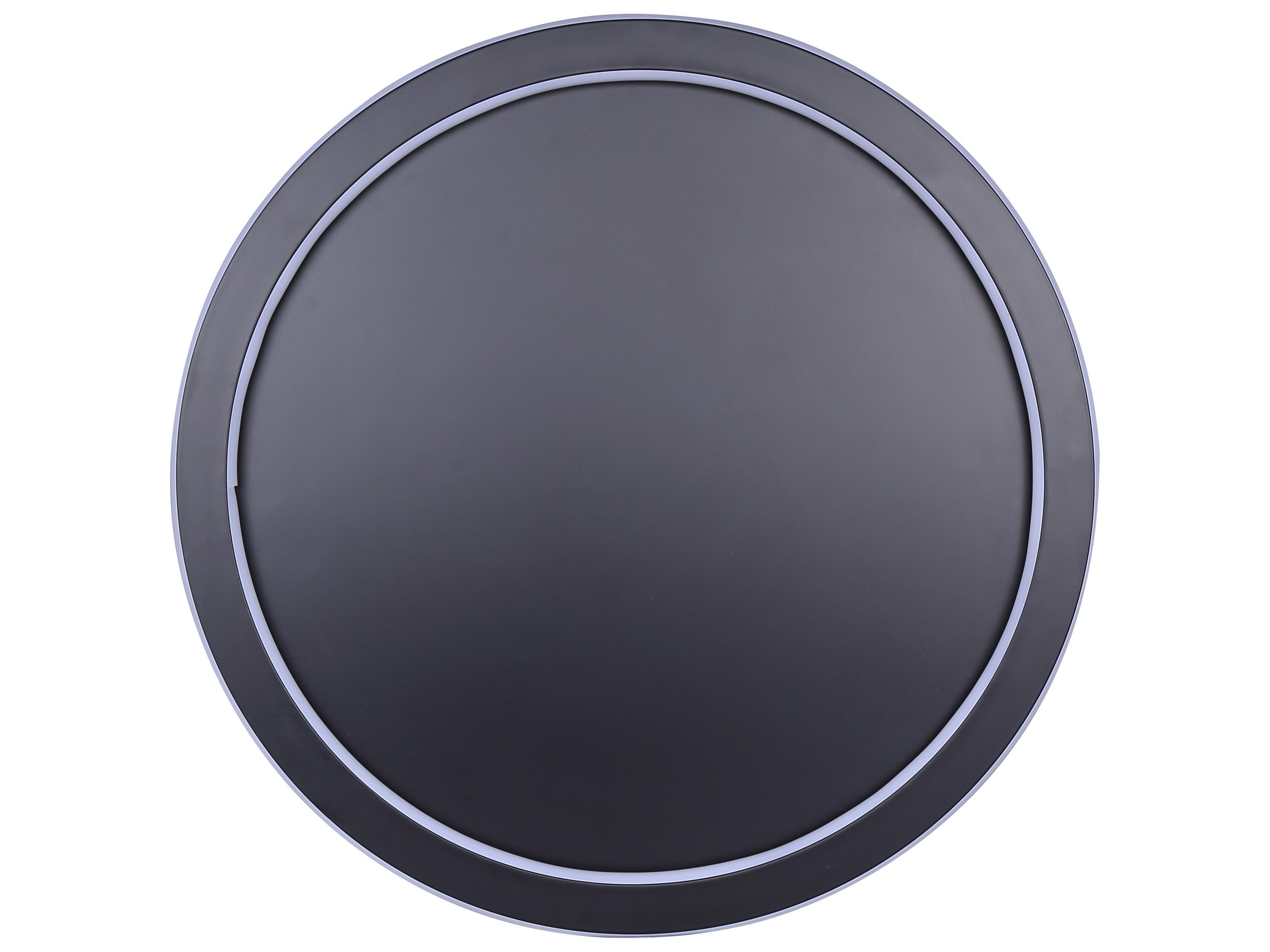 Canarm Gavyn 1 -light Black LED Round Flush Mount