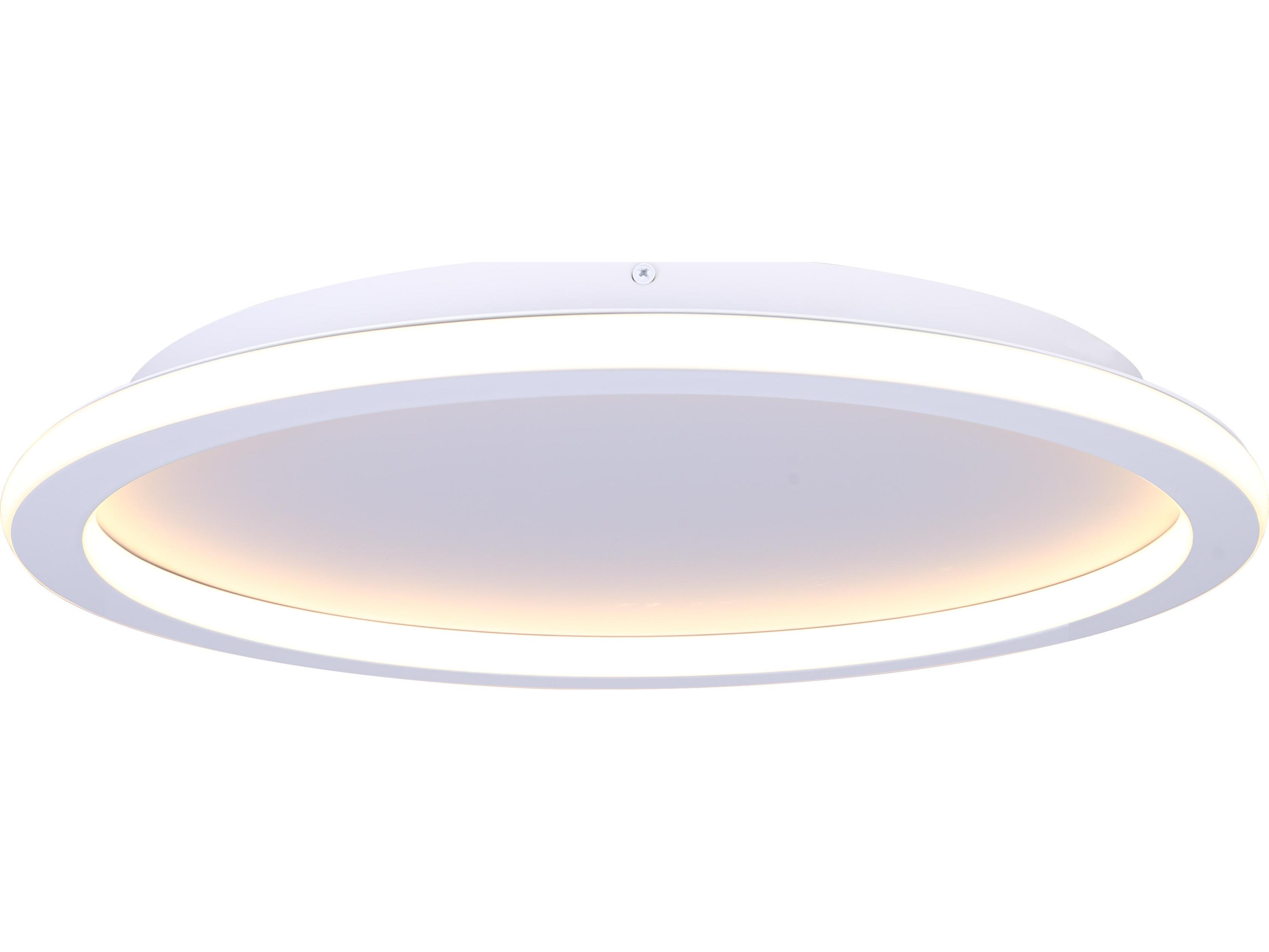 Canarm Gavyn 1 -light White LED Round Flush Mount