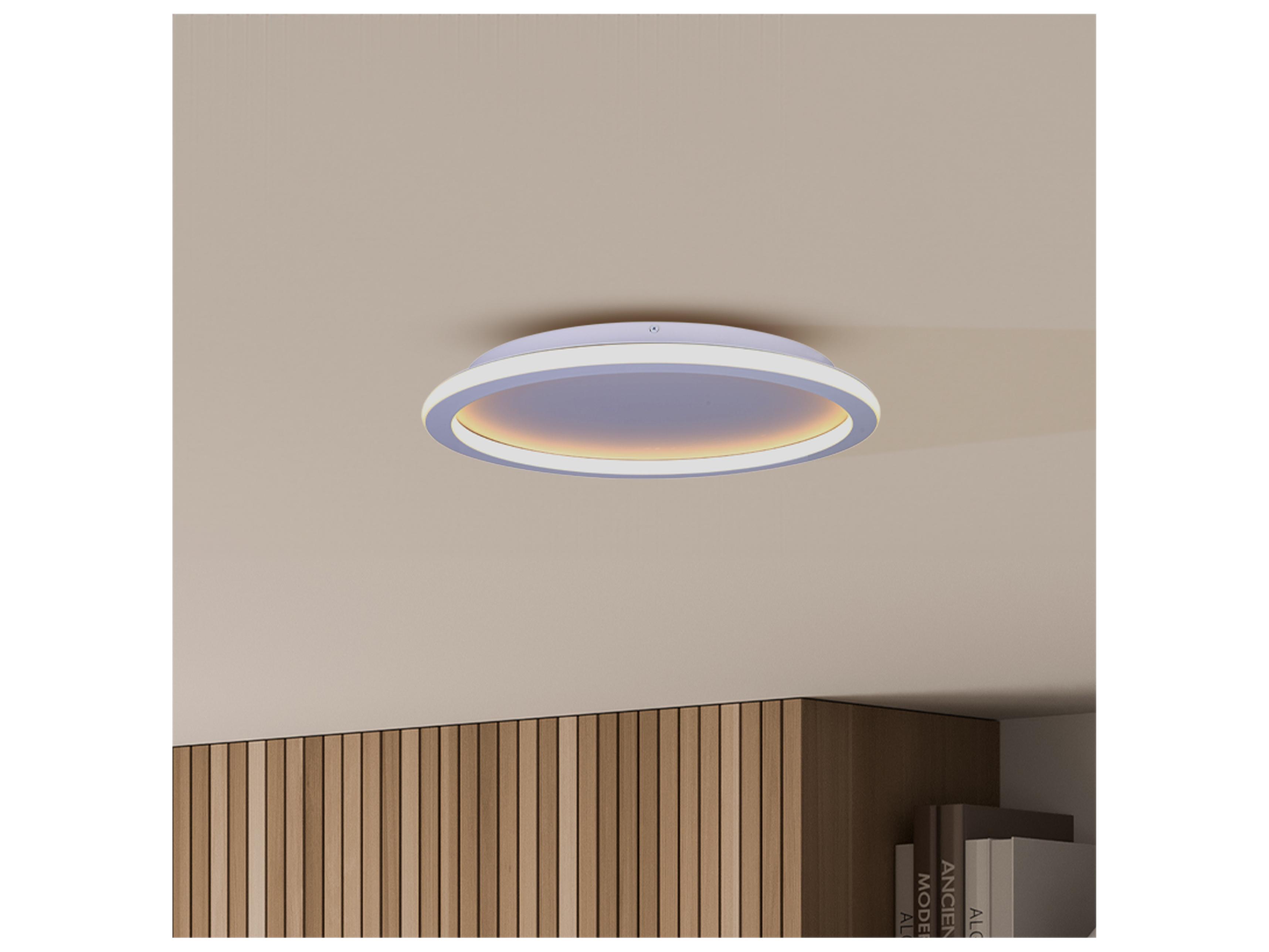 Canarm Gavyn 1 -light White LED Round Flush Mount