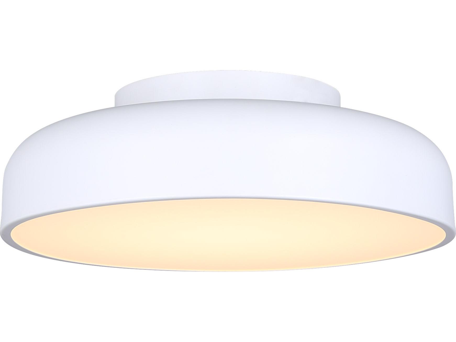 Canarm Zaria 1 -light White LED Bowl Flush Mount