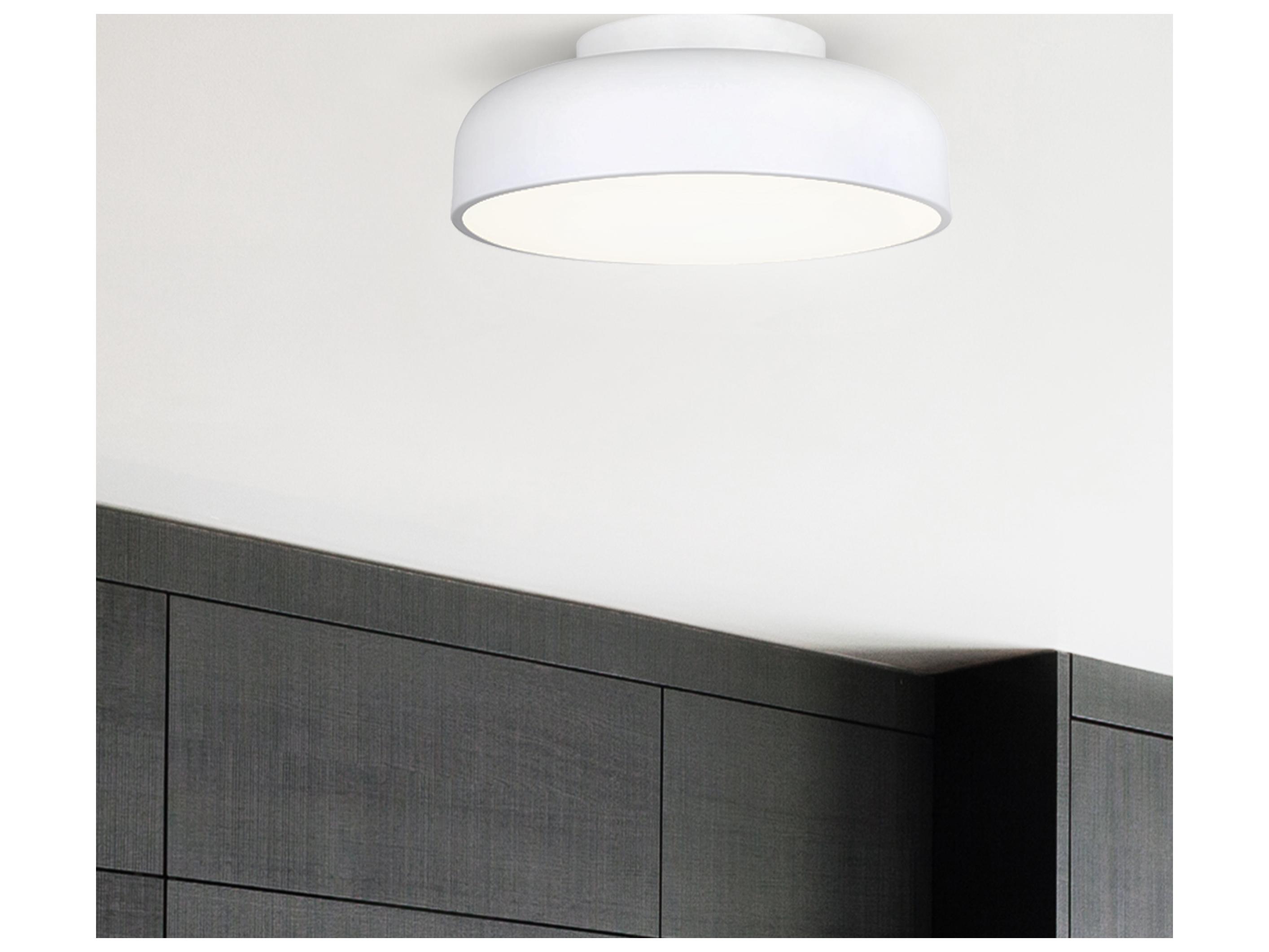 Canarm Zaria 1 -light White LED Bowl Flush Mount