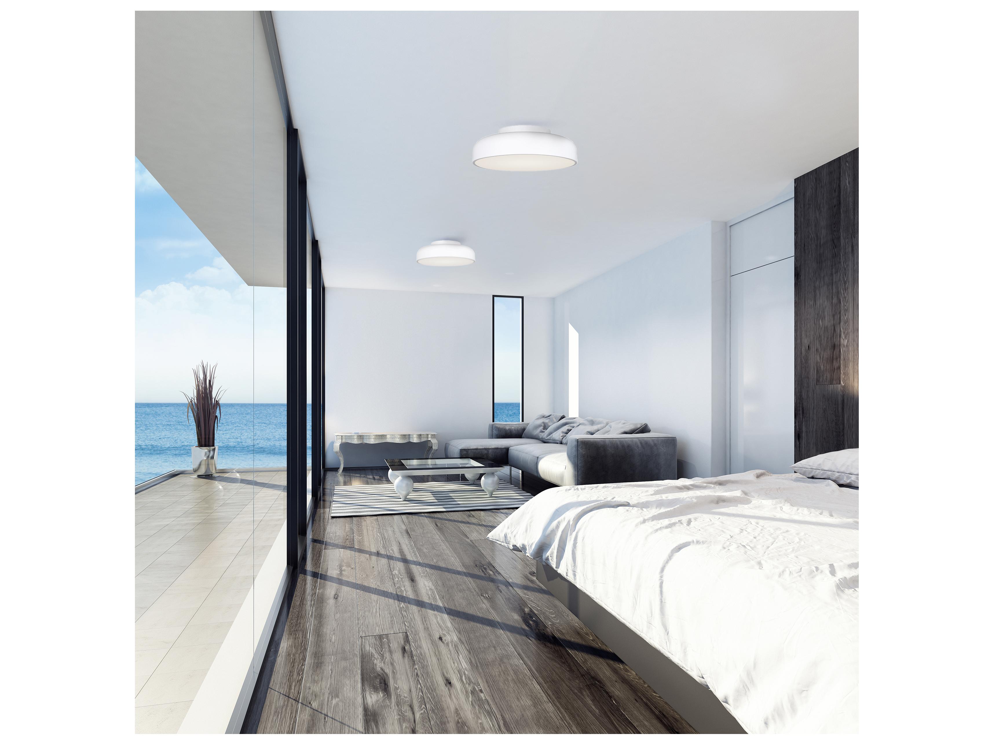 Canarm Zaria 1 -light White LED Bowl Flush Mount