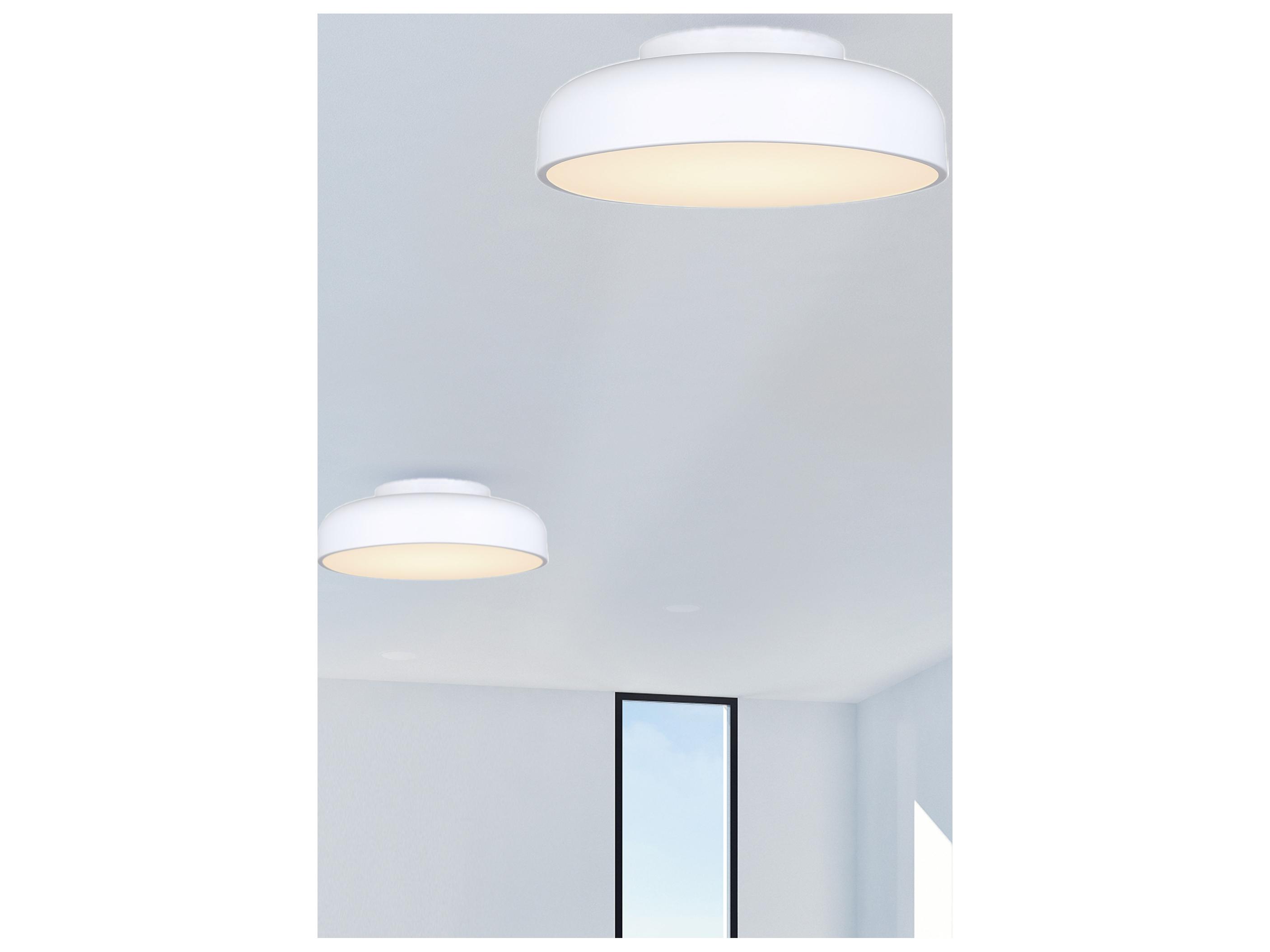 Canarm Zaria 1 -light White LED Bowl Flush Mount
