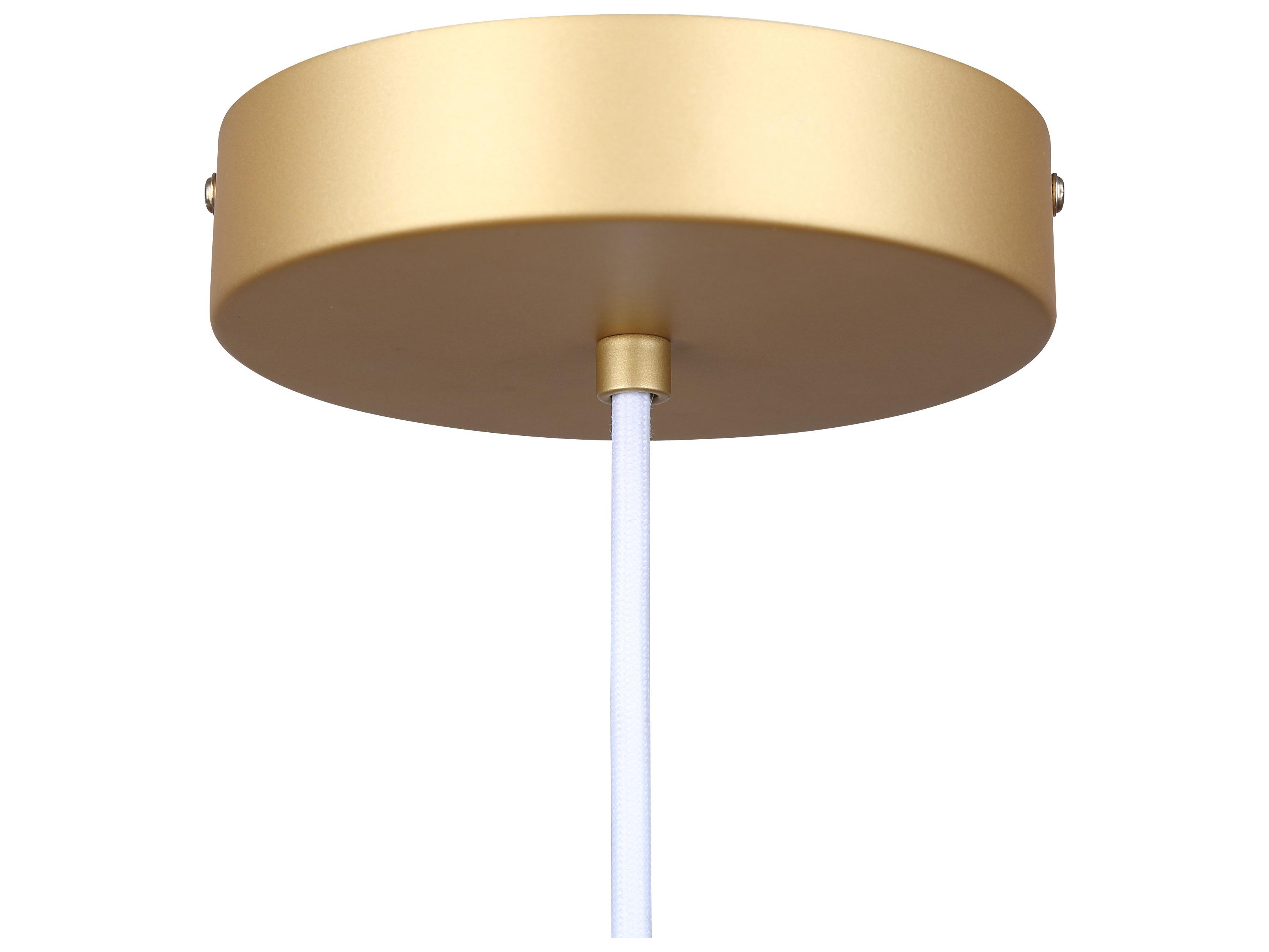 Canarm Kelvin 1 -light Gold LED Dome Pendant