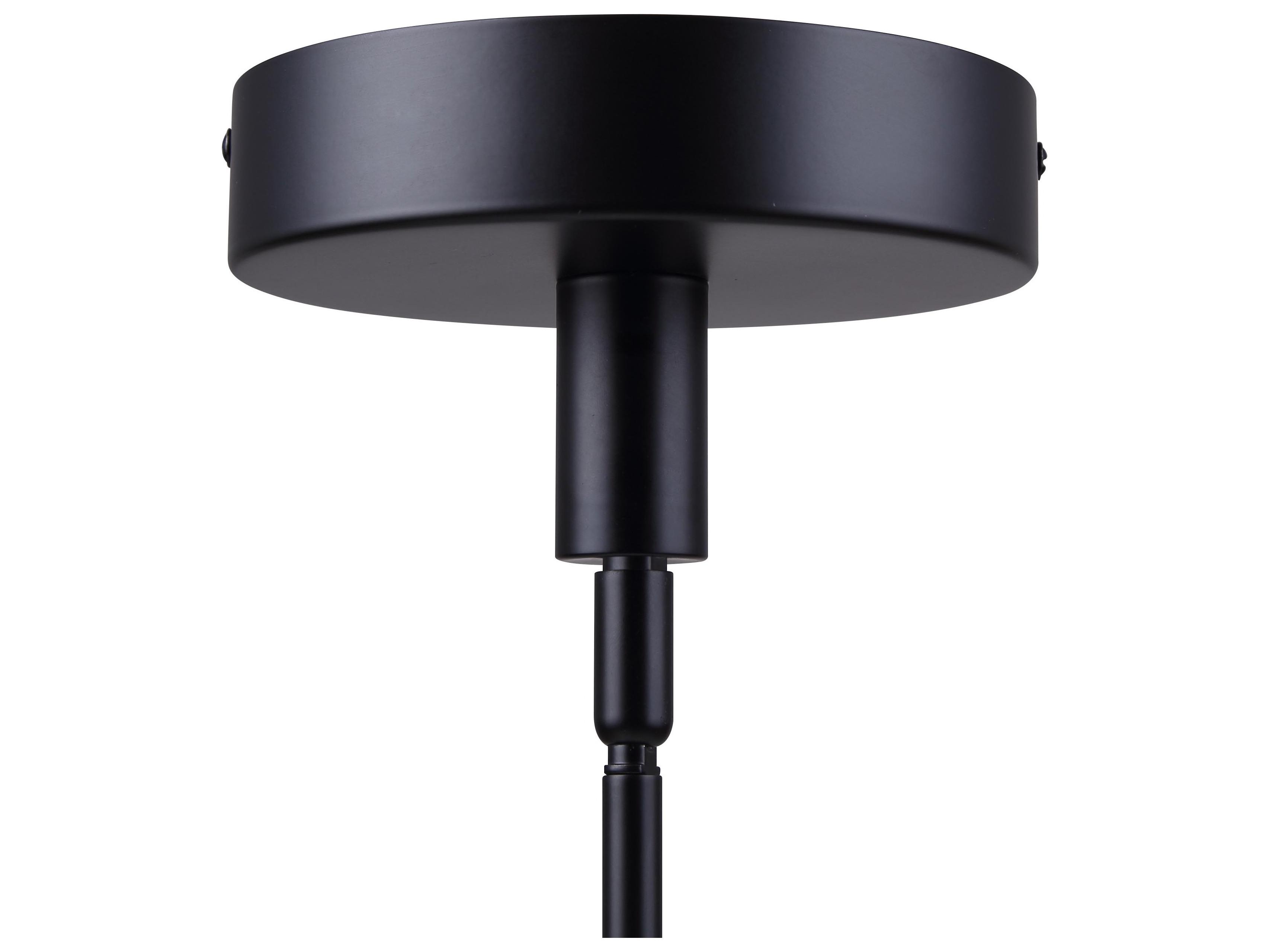 Canarm Carmynn 3 -light Black LED Linear Island Pendant