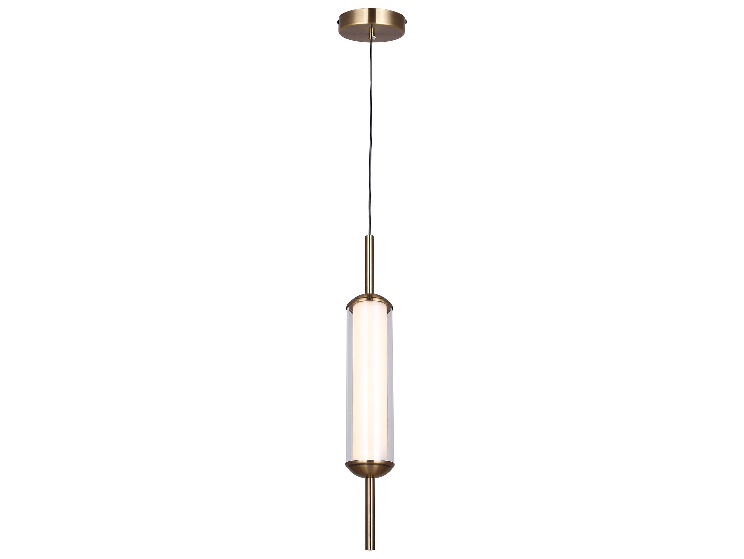 Canarm Lavene 1 -light Gold LED Cylinder Mini Pendant