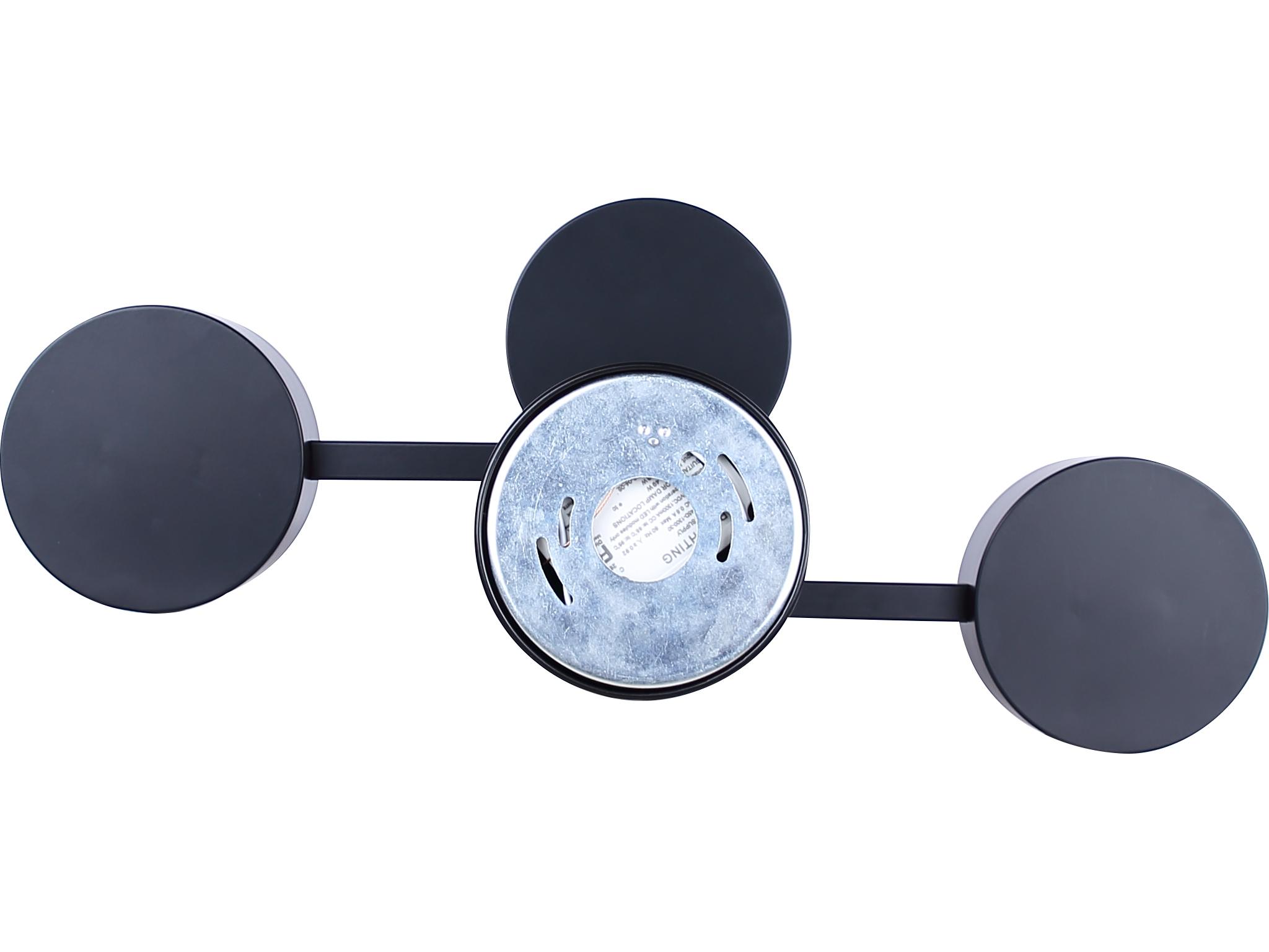 Canarm Montgomery Black LED Cylinder Round Semi Flush Mount