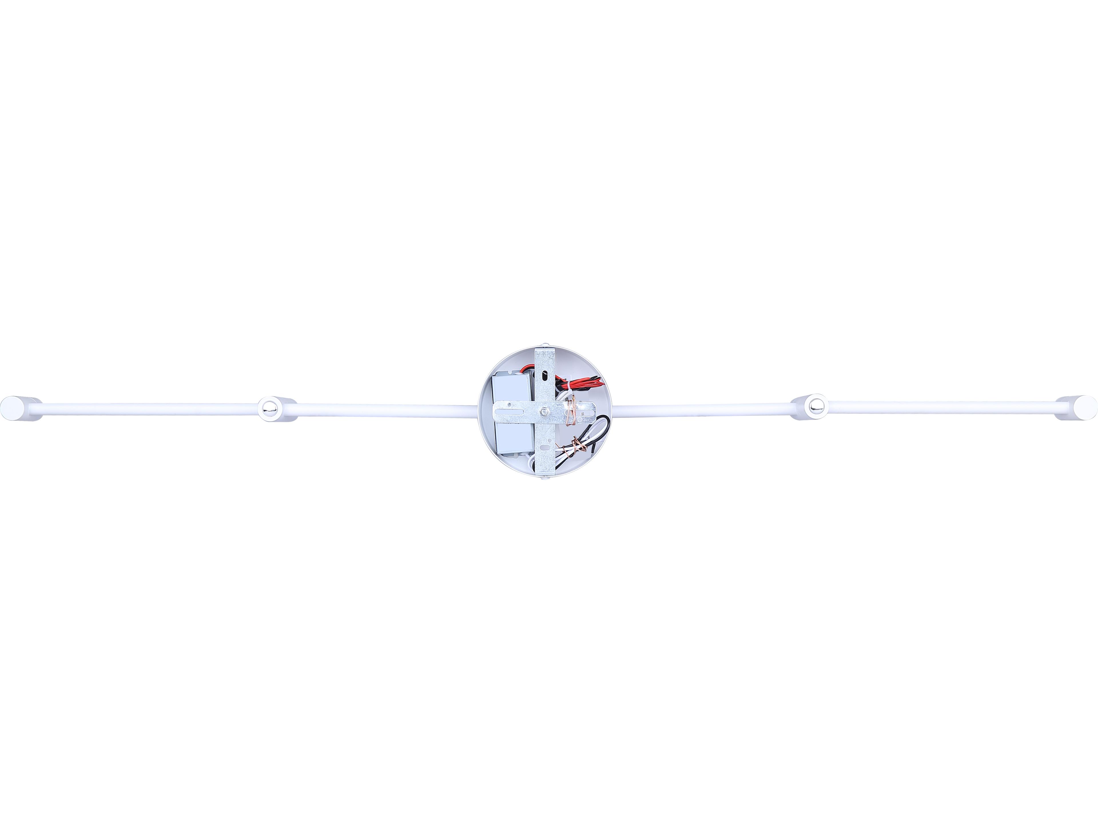 Canarm Axa 4 -light White LED Cylinder Linear Track & Rail Light