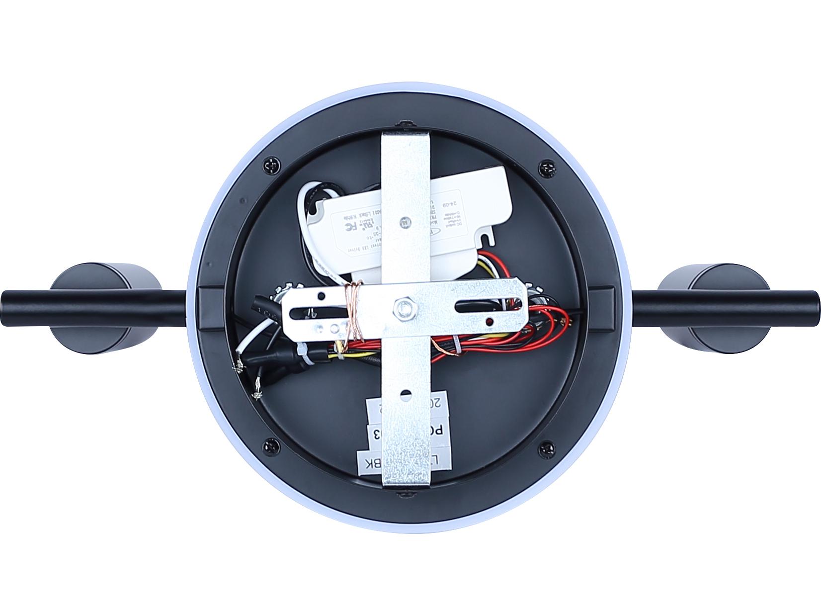 Canarm Denver 2 -light Black LED Cylinder Track & Rail Light