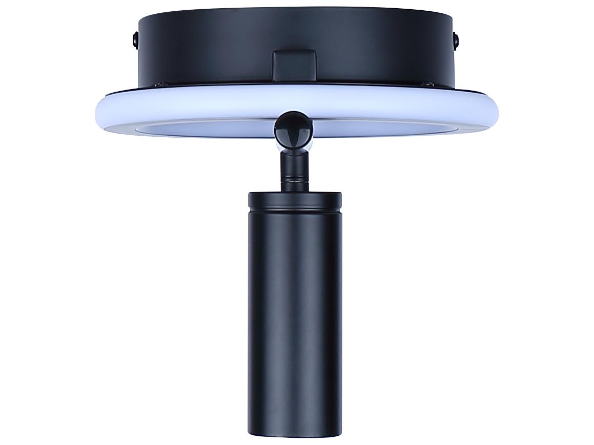 Canarm Denver 2 -light Black LED Cylinder Track & Rail Light