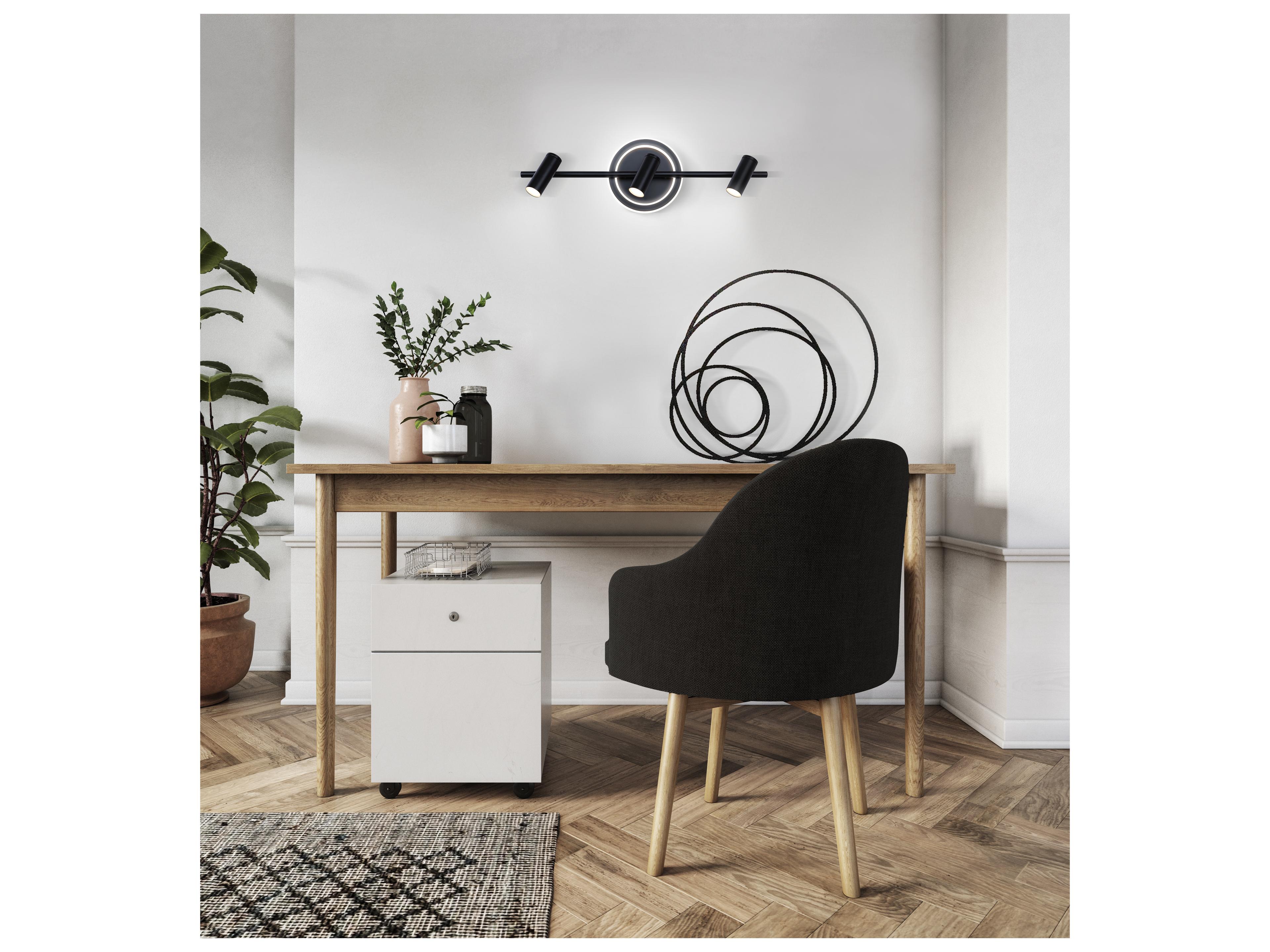 Canarm Denver 3 -light Black LED Cylinder Track & Rail Light