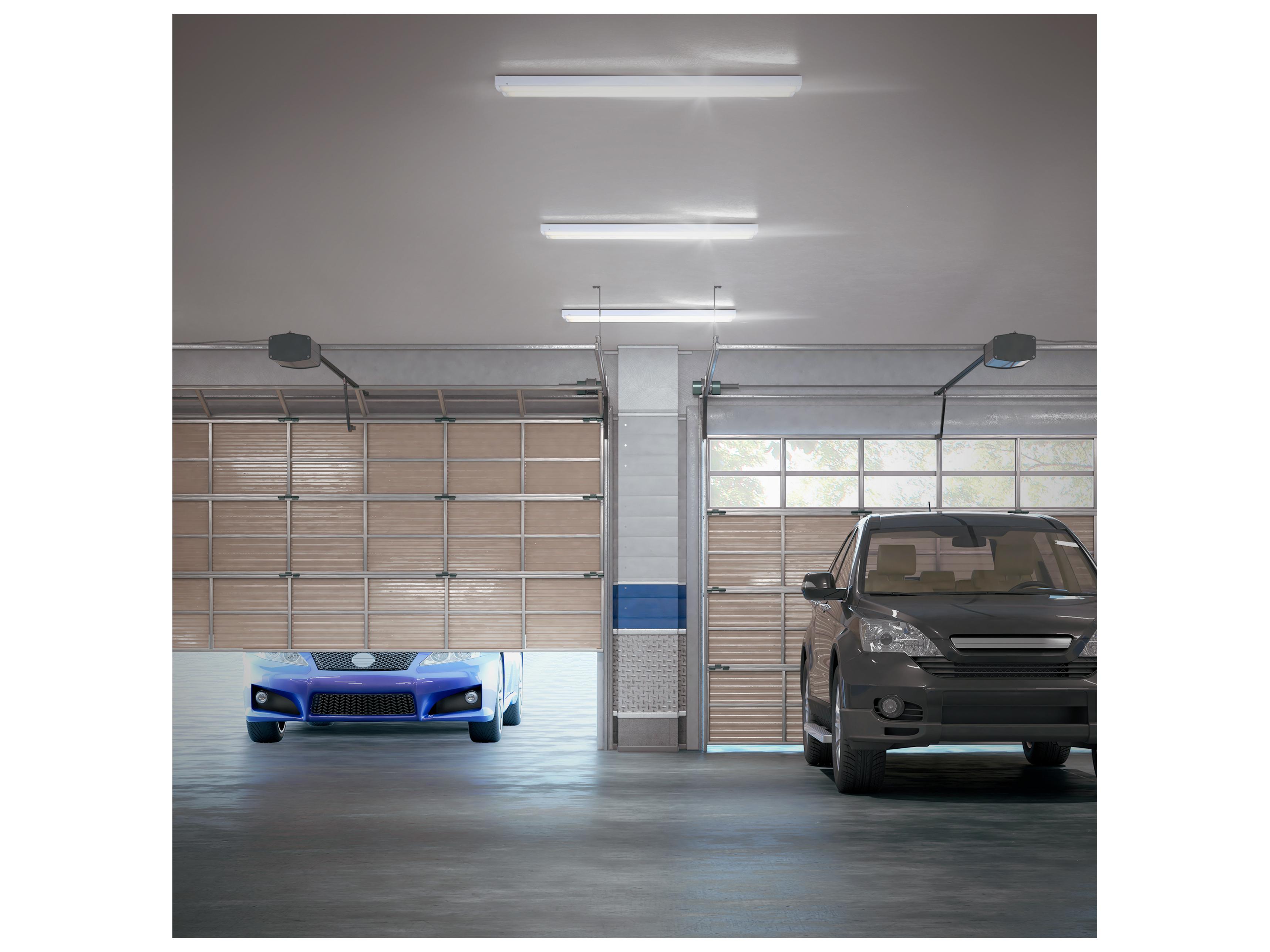 Canarm Led Utility 1 -light White LED Linear Flush Mount