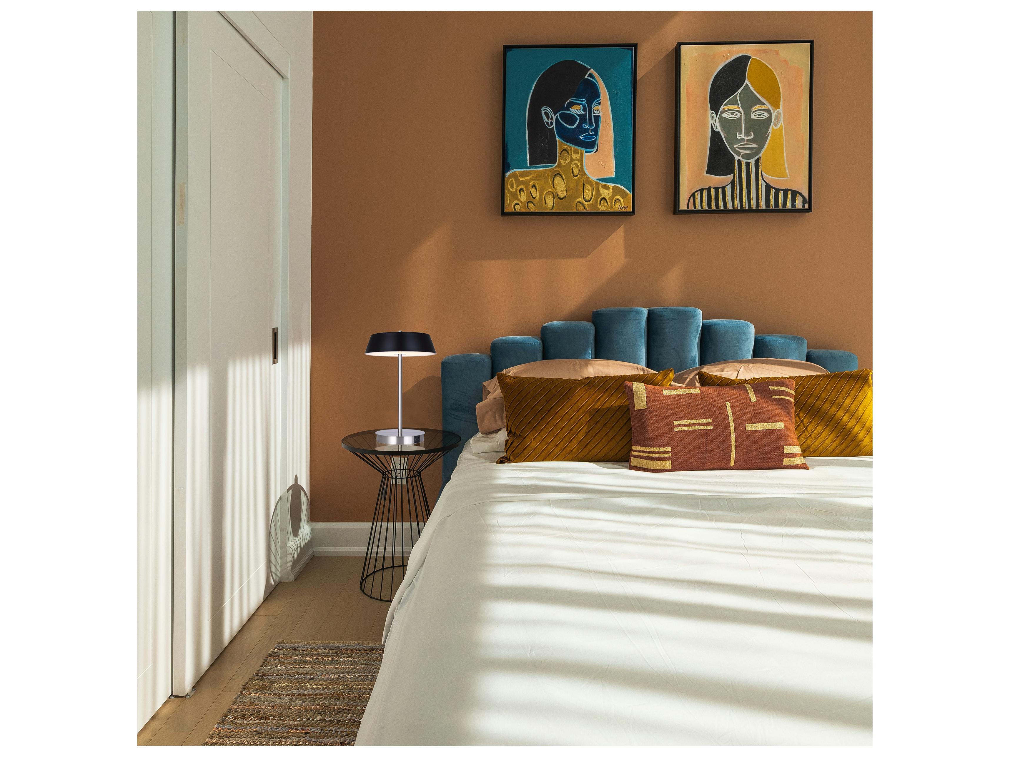 Canarm Jessa Nickel LED Table Lamp