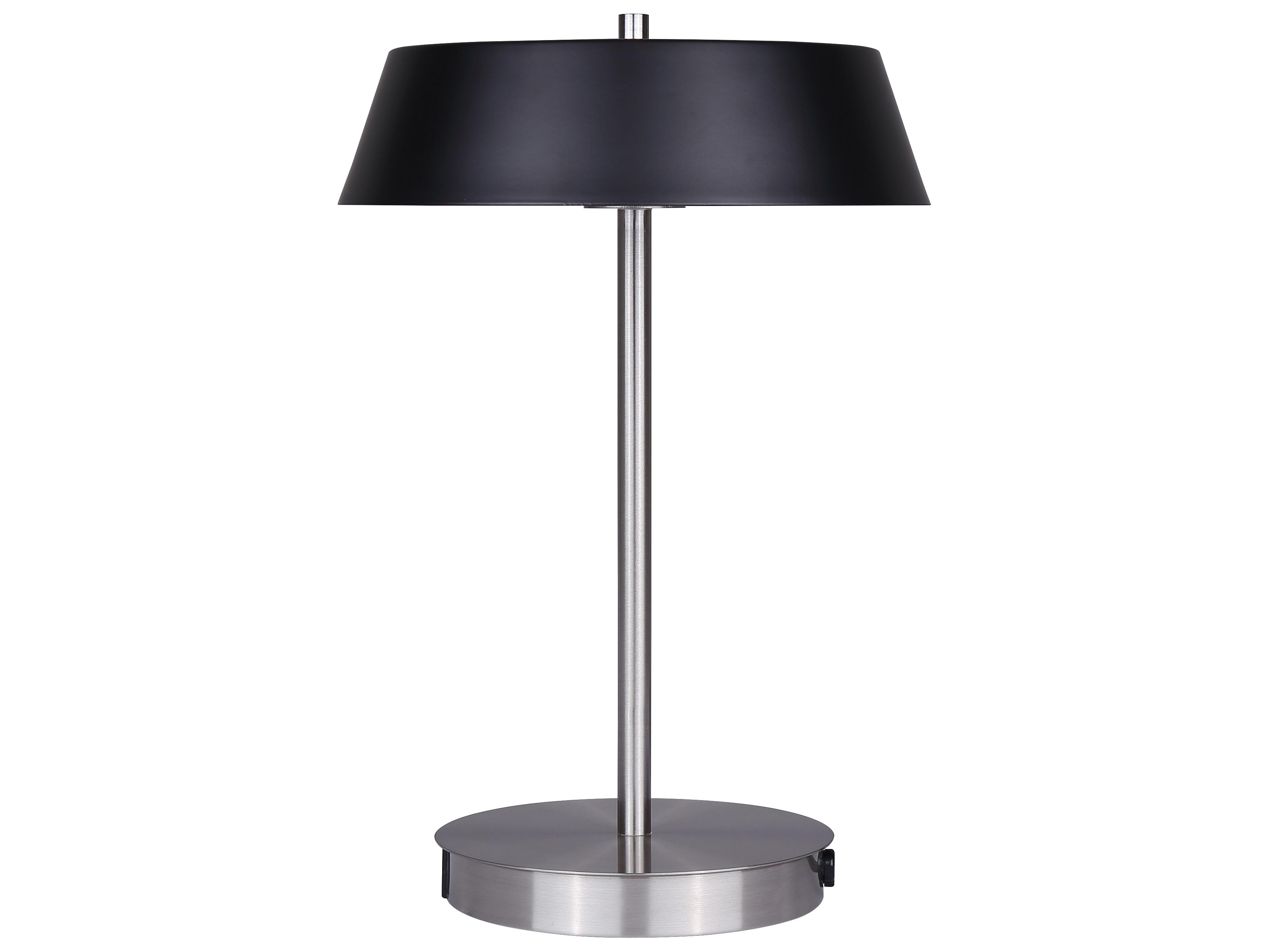 Canarm Jessa Nickel LED Table Lamp