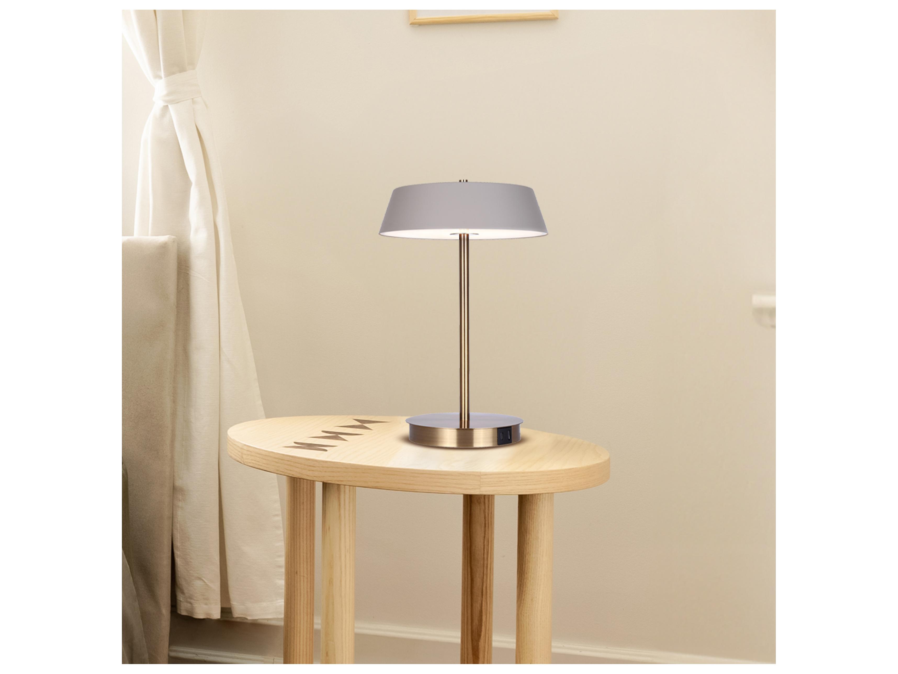 Canarm Jessa Gold LED Table Lamp
