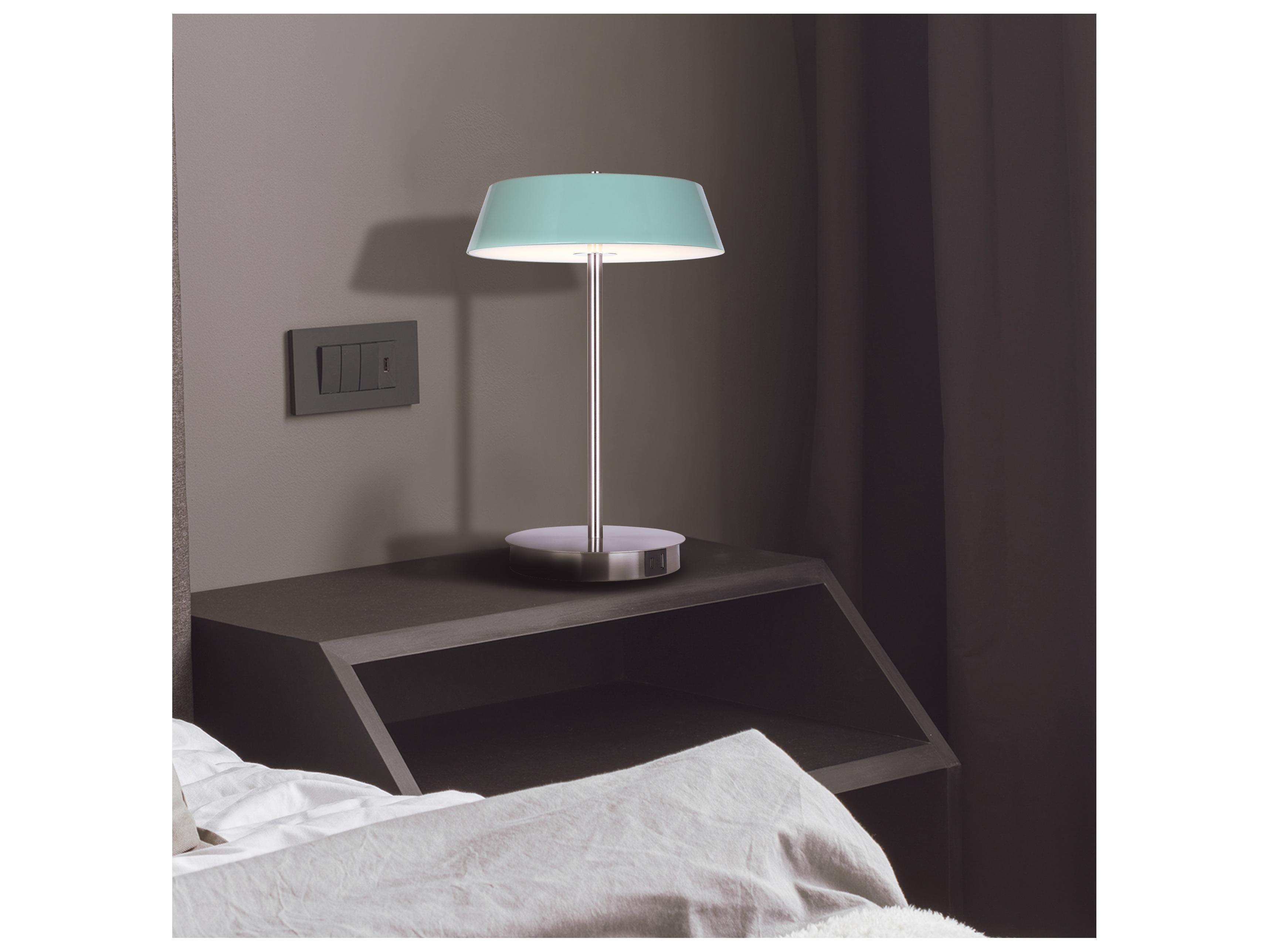 Canarm Jessa Nickel LED Table Lamp