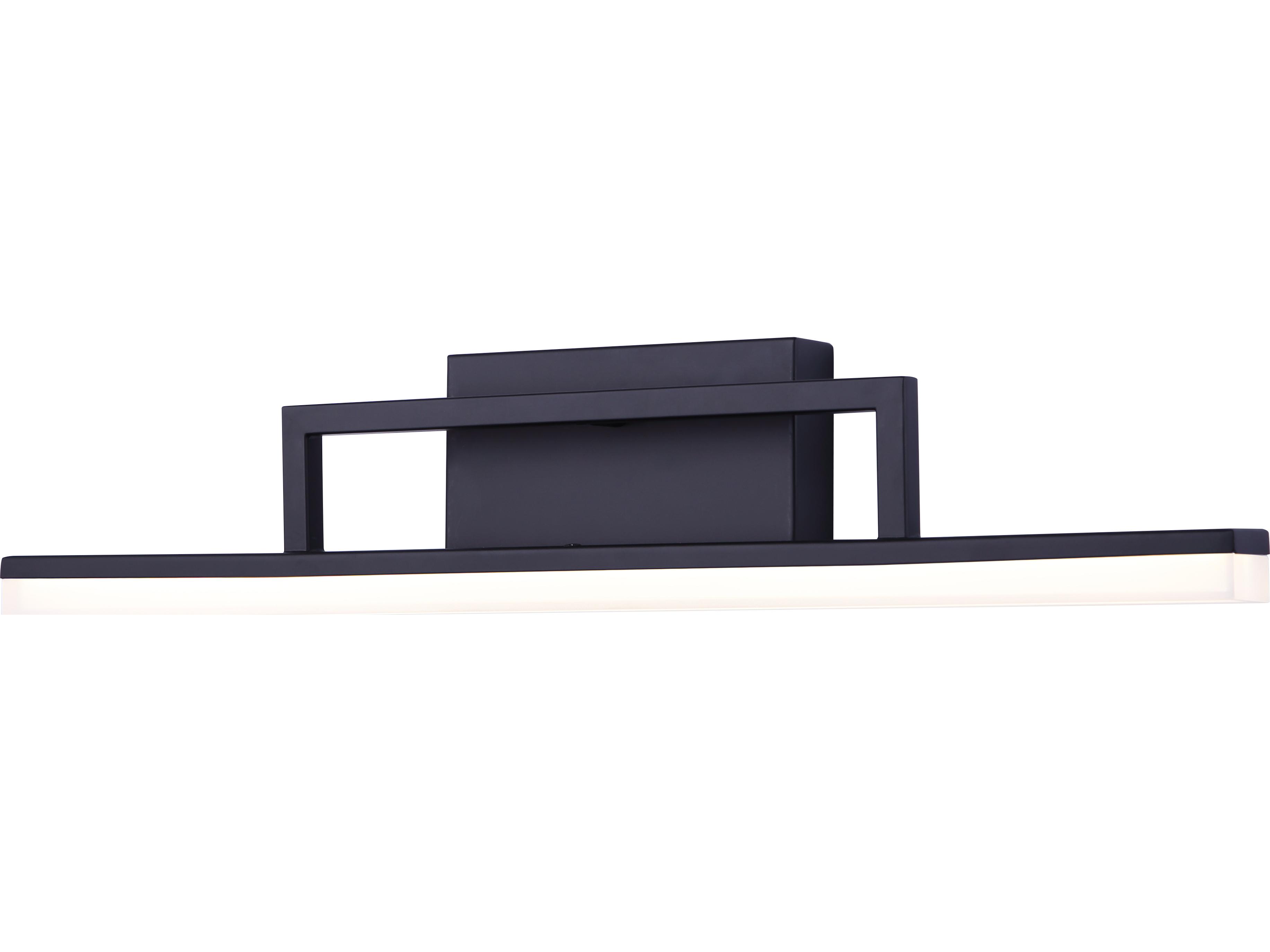 Canarm Caysen Black LED Vanity Light