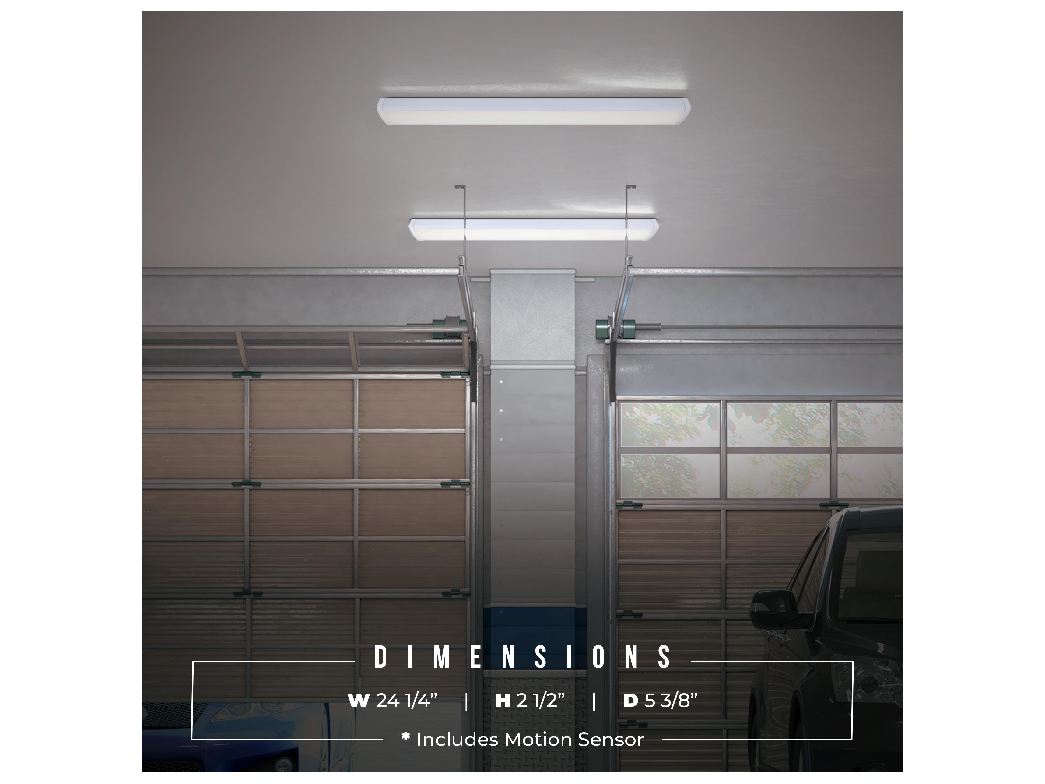 Canarm Led Utility White LED Linear Flush Mount