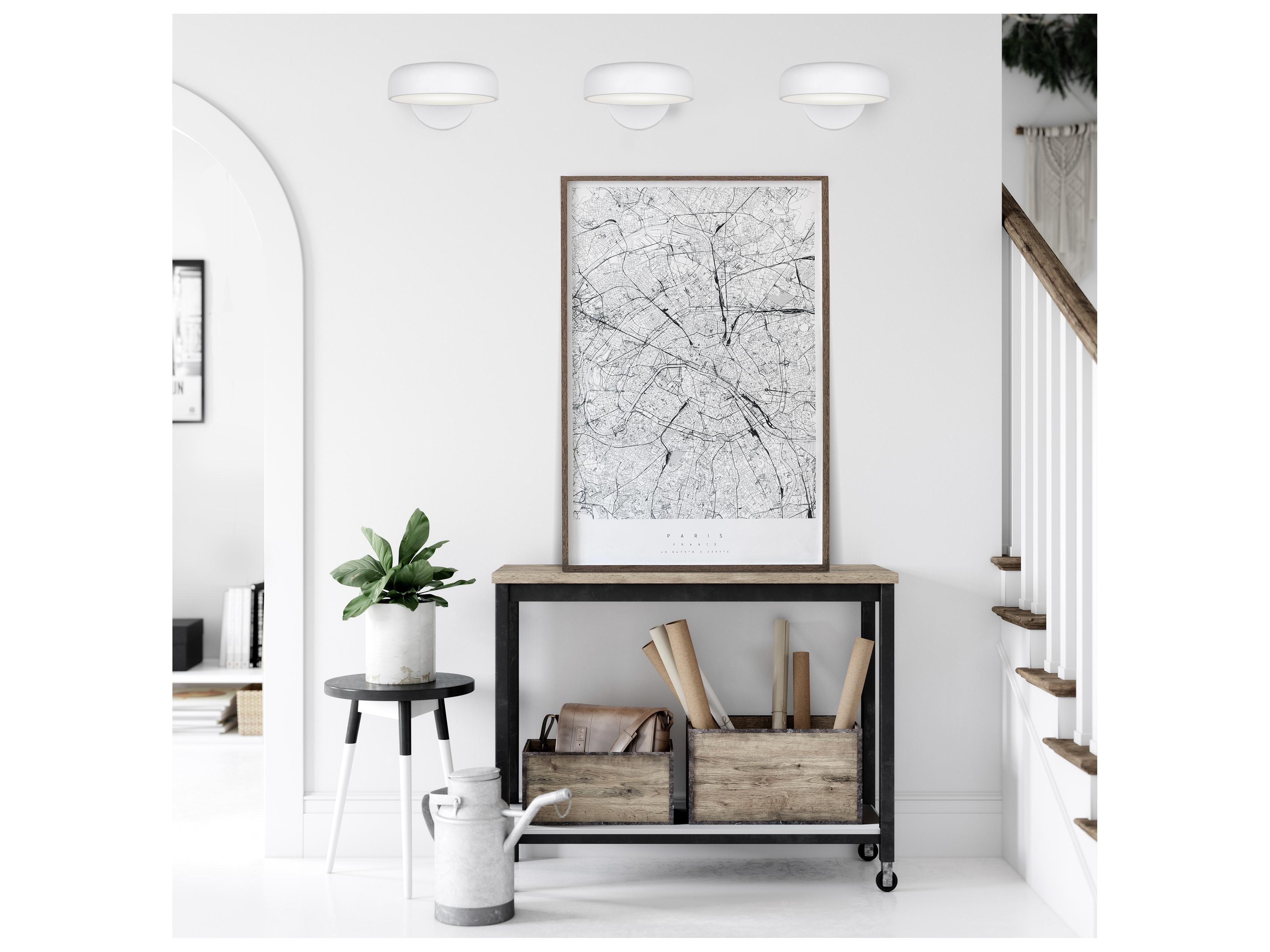 Canarm Zaria 1 -light White LED Wall Sconce