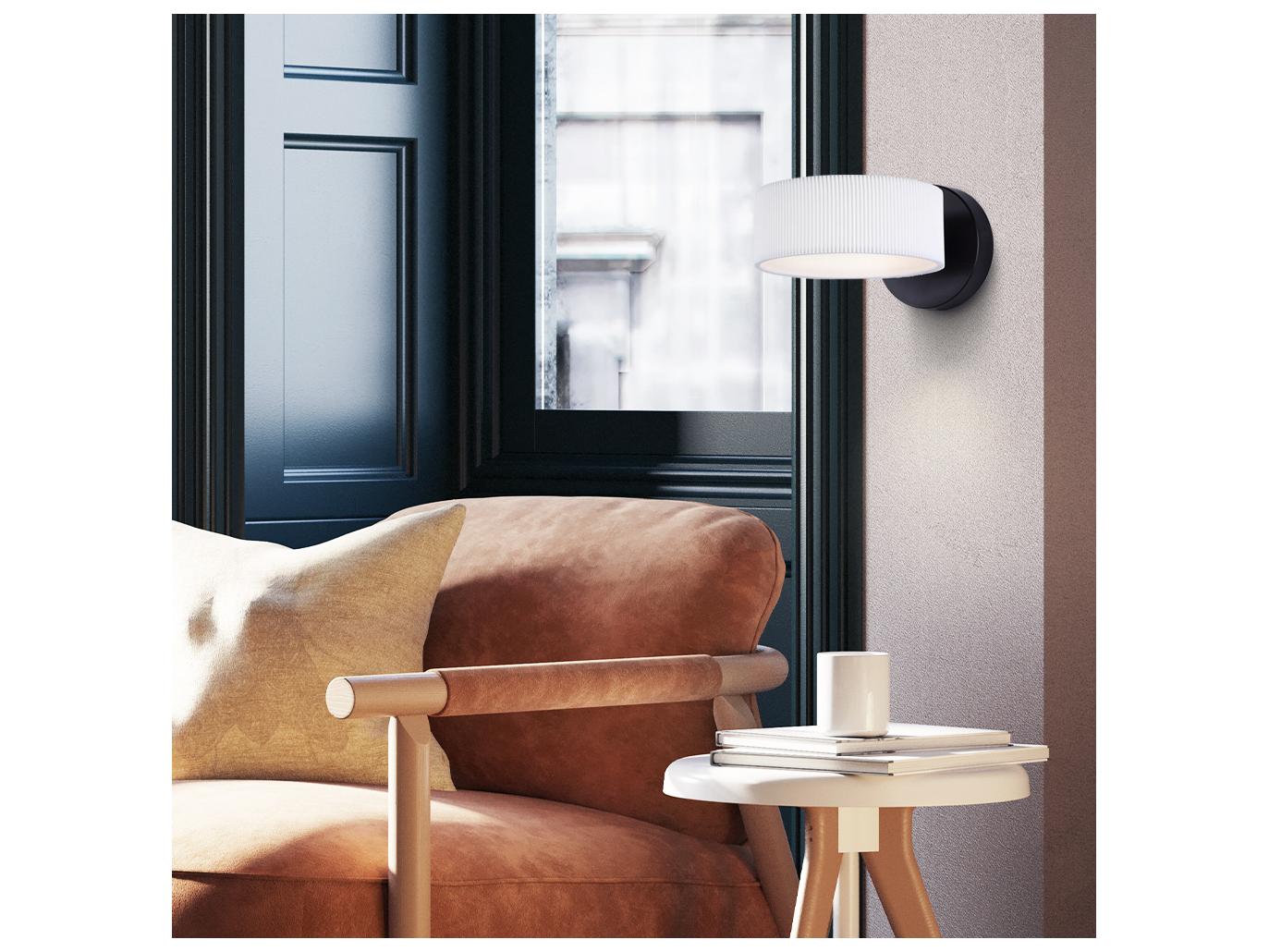 Canarm Carmynn 1 -light Black LED Wall Sconce
