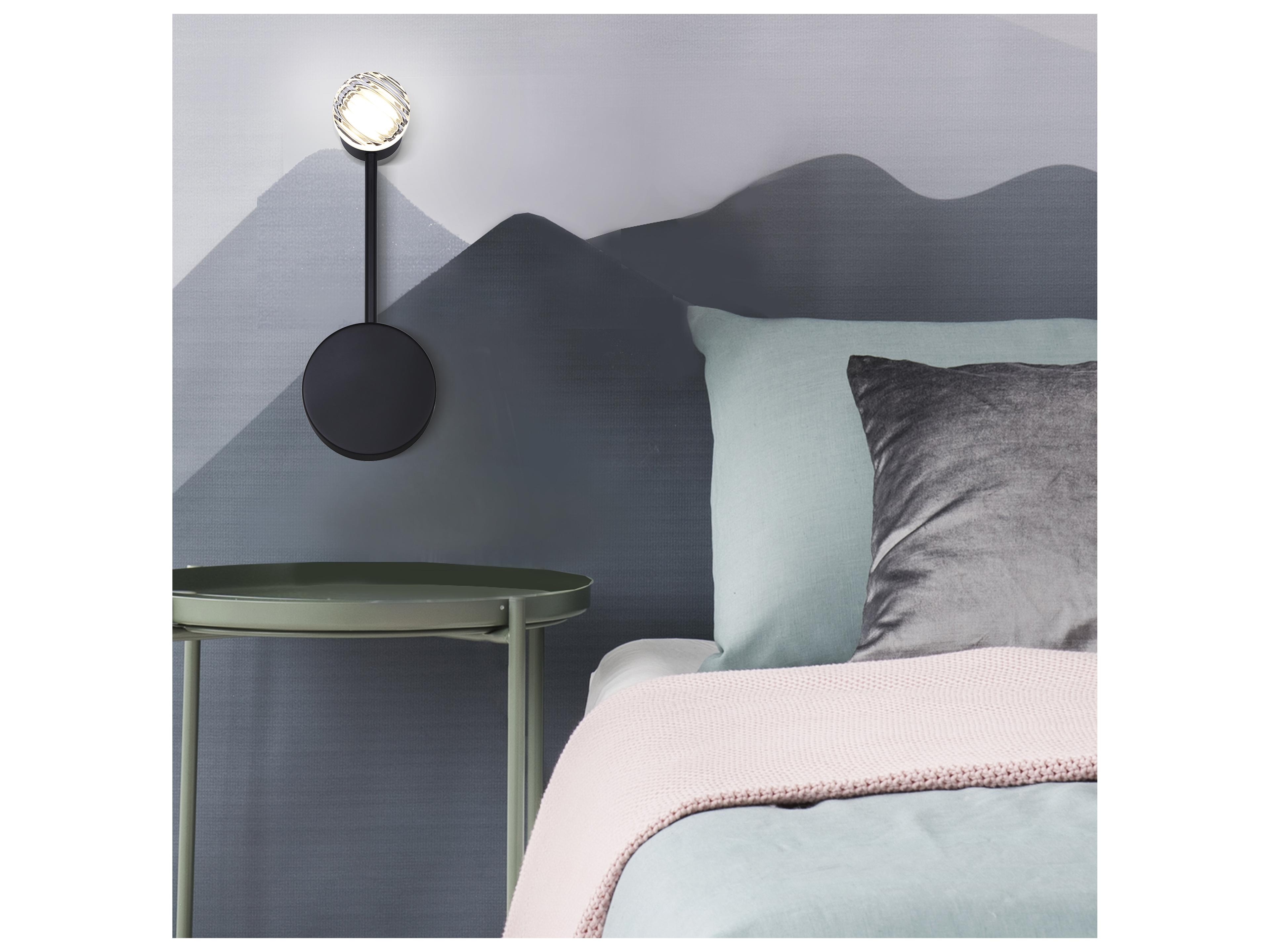 Canarm Vanya 1 -light Black LED Wall Sconce