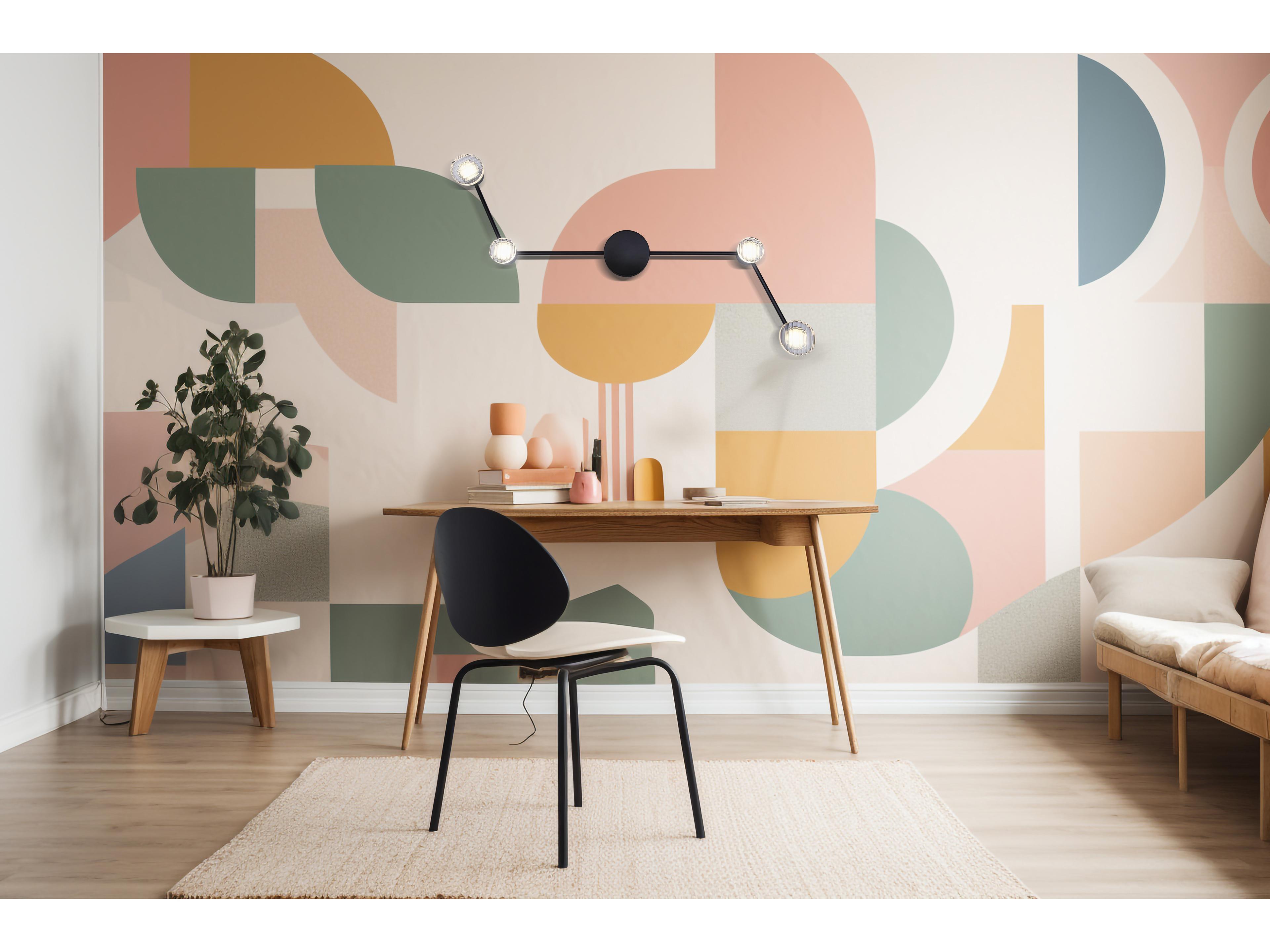 Canarm Vanya Black LED Wall Sconce