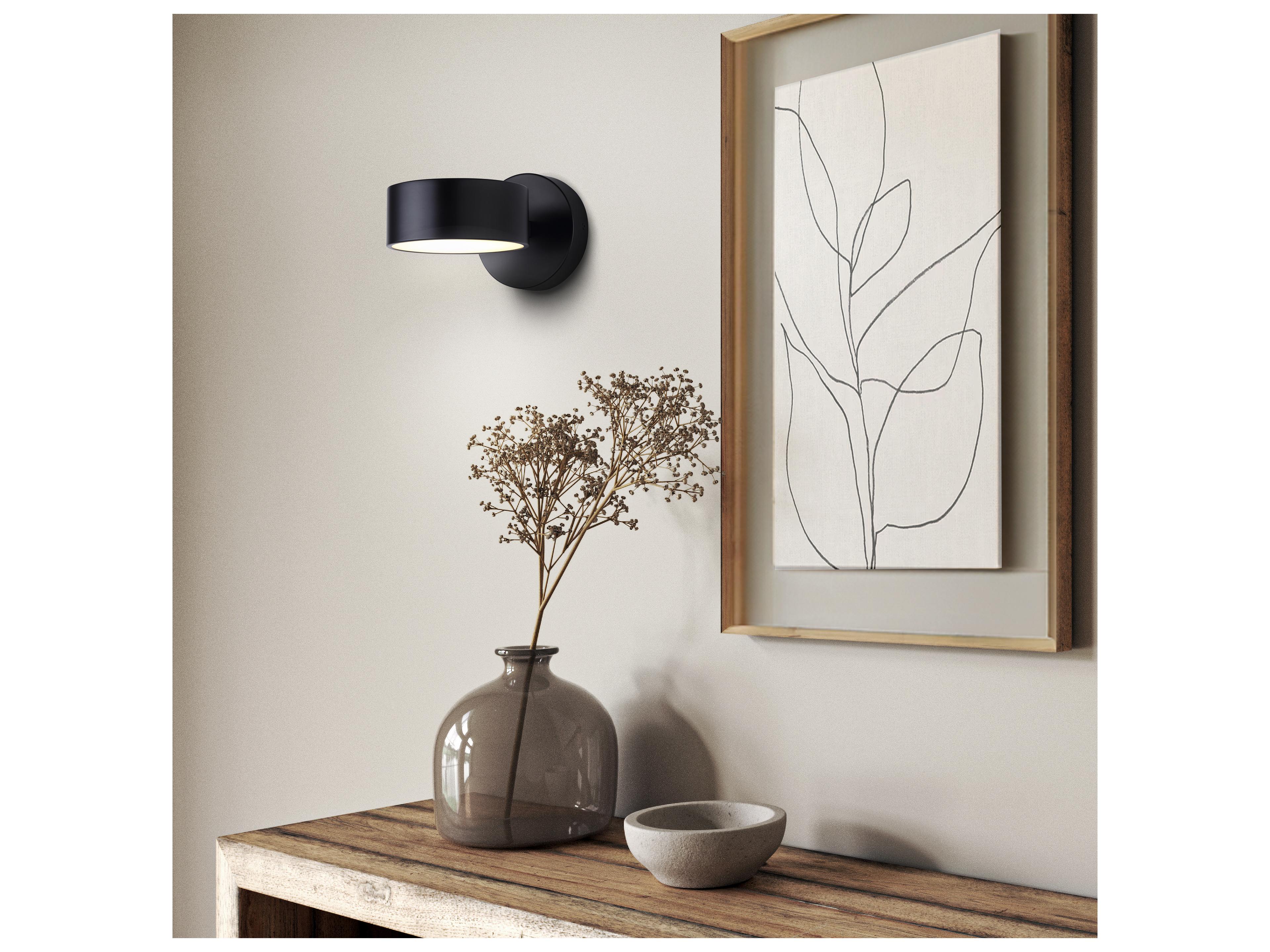 Canarm Montgomery Black LED Wall Sconce