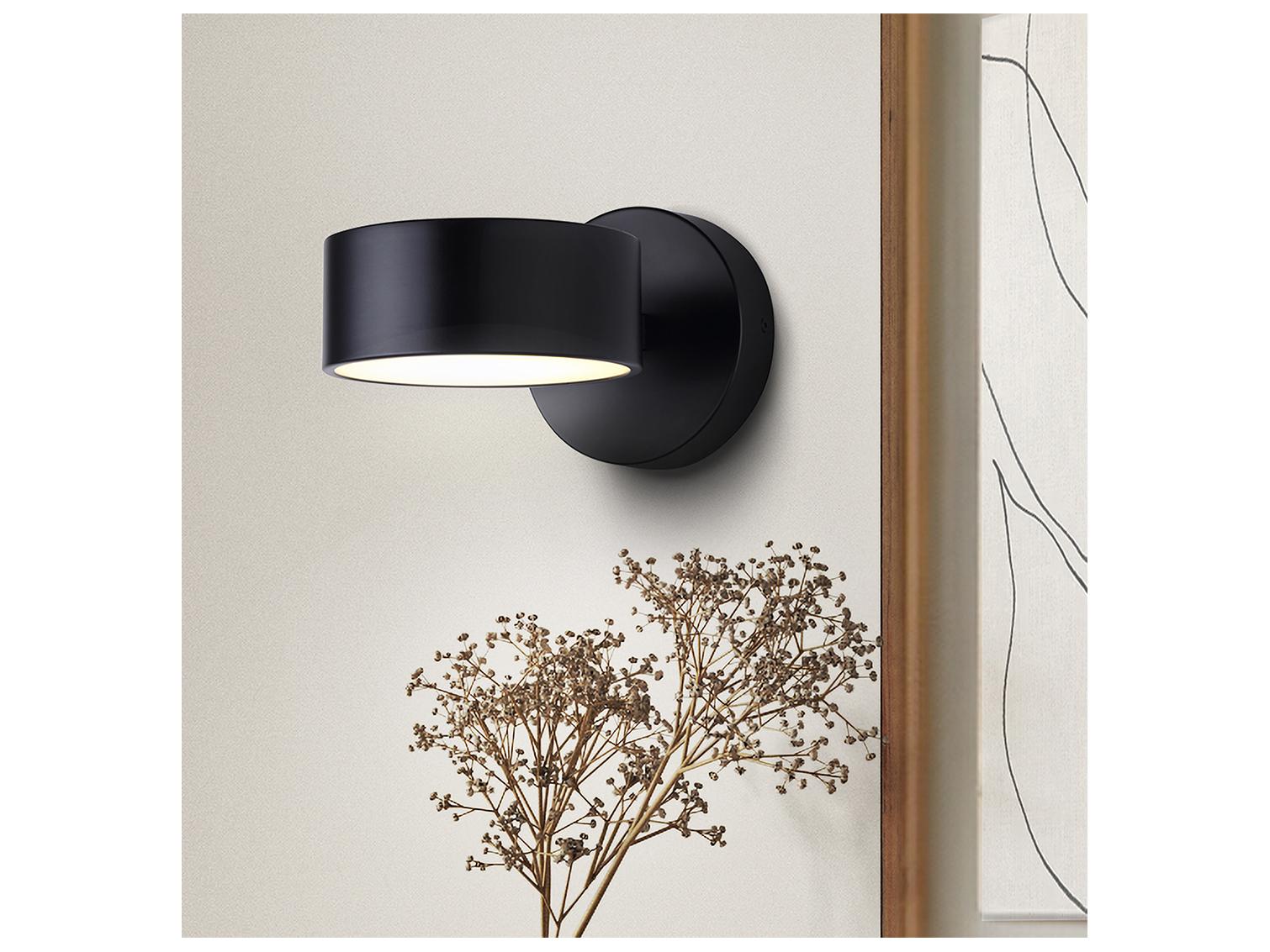 Canarm Montgomery Black LED Wall Sconce