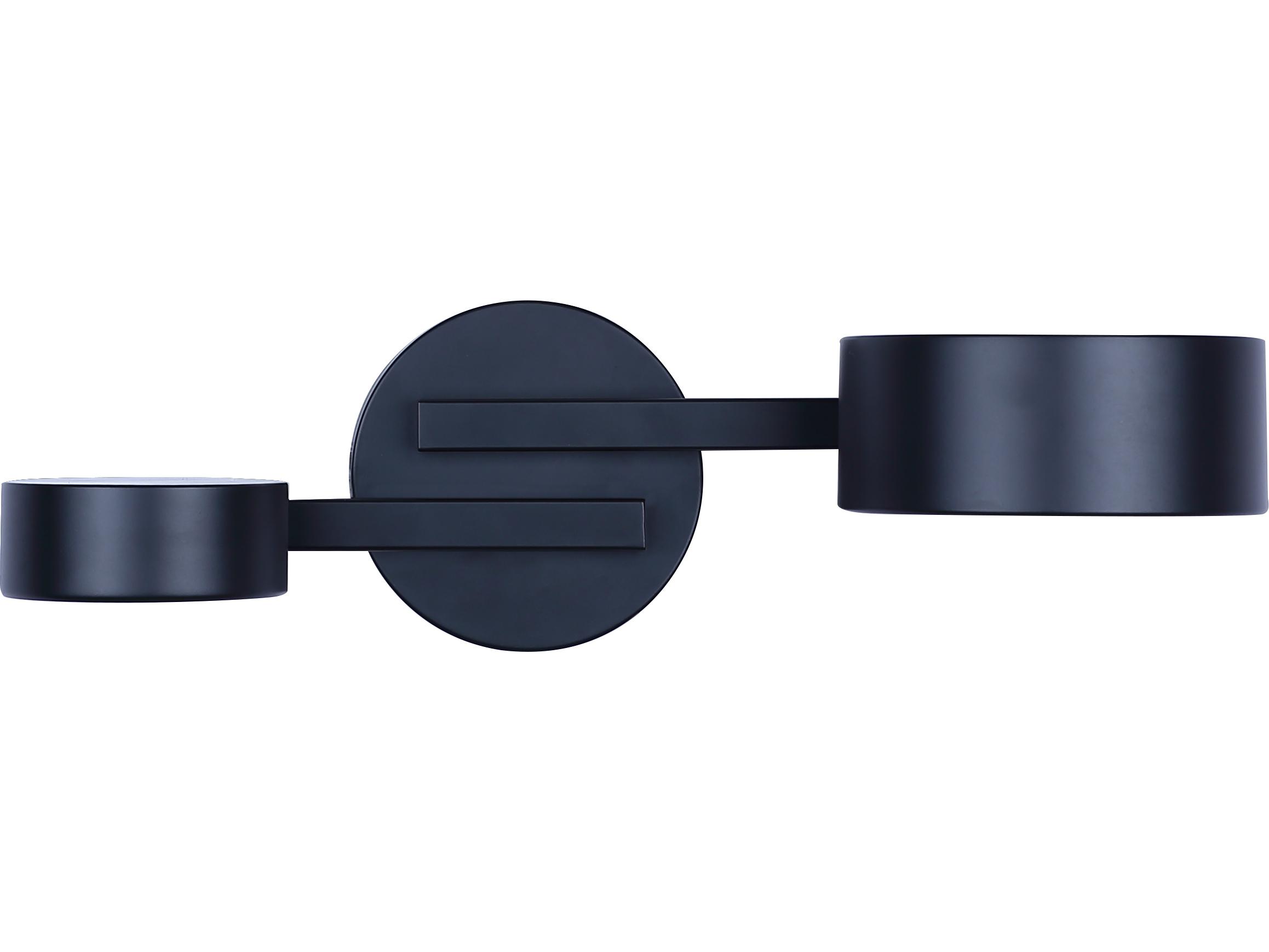 Canarm Montgomery 2 -light Black LED Wall Sconce