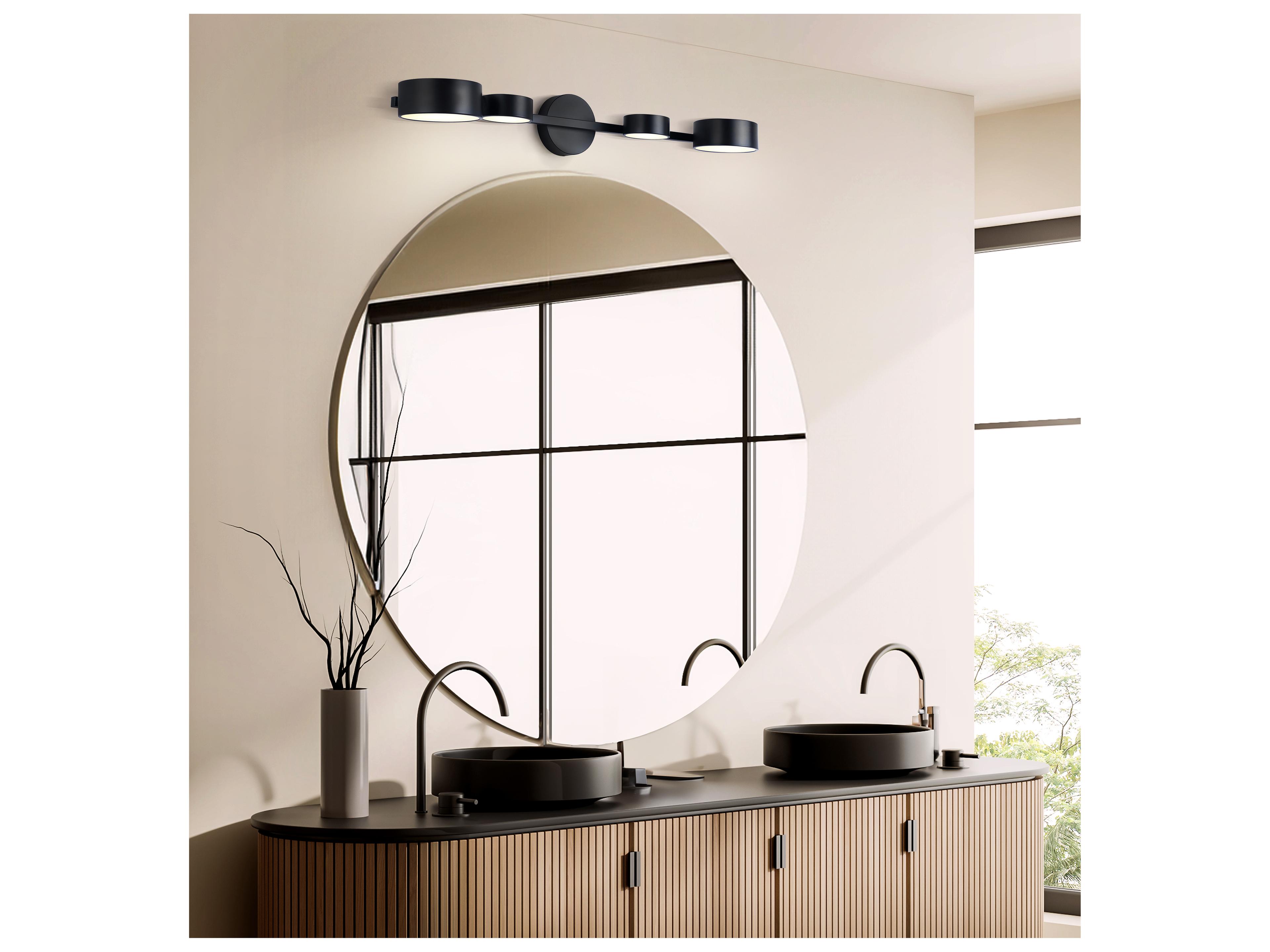 Canarm Montgomery 4 -light Black LED Wall Sconce