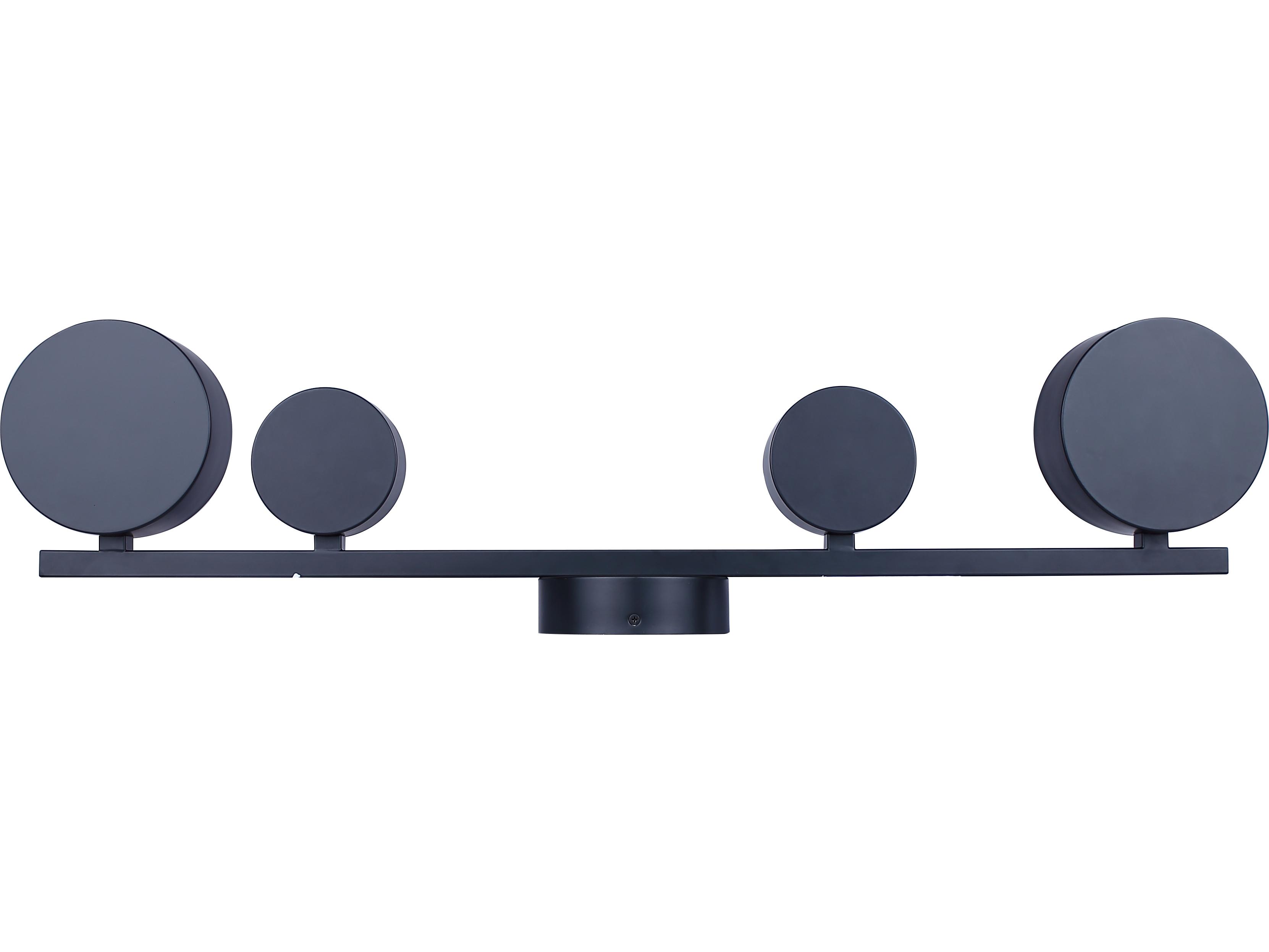 Canarm Montgomery 4 -light Black LED Wall Sconce