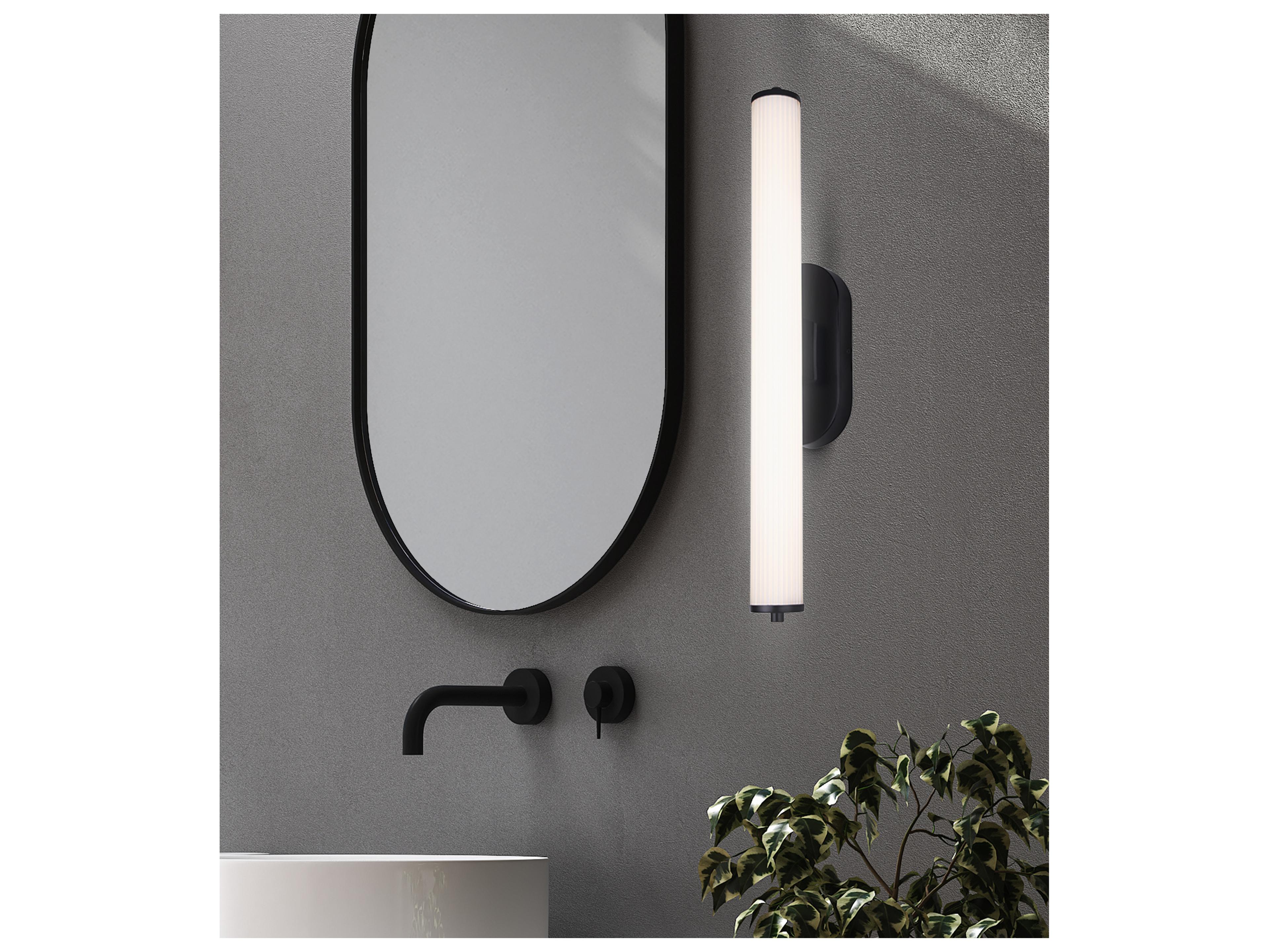 Canarm Ozzy 1 -light Black LED Wall Sconce