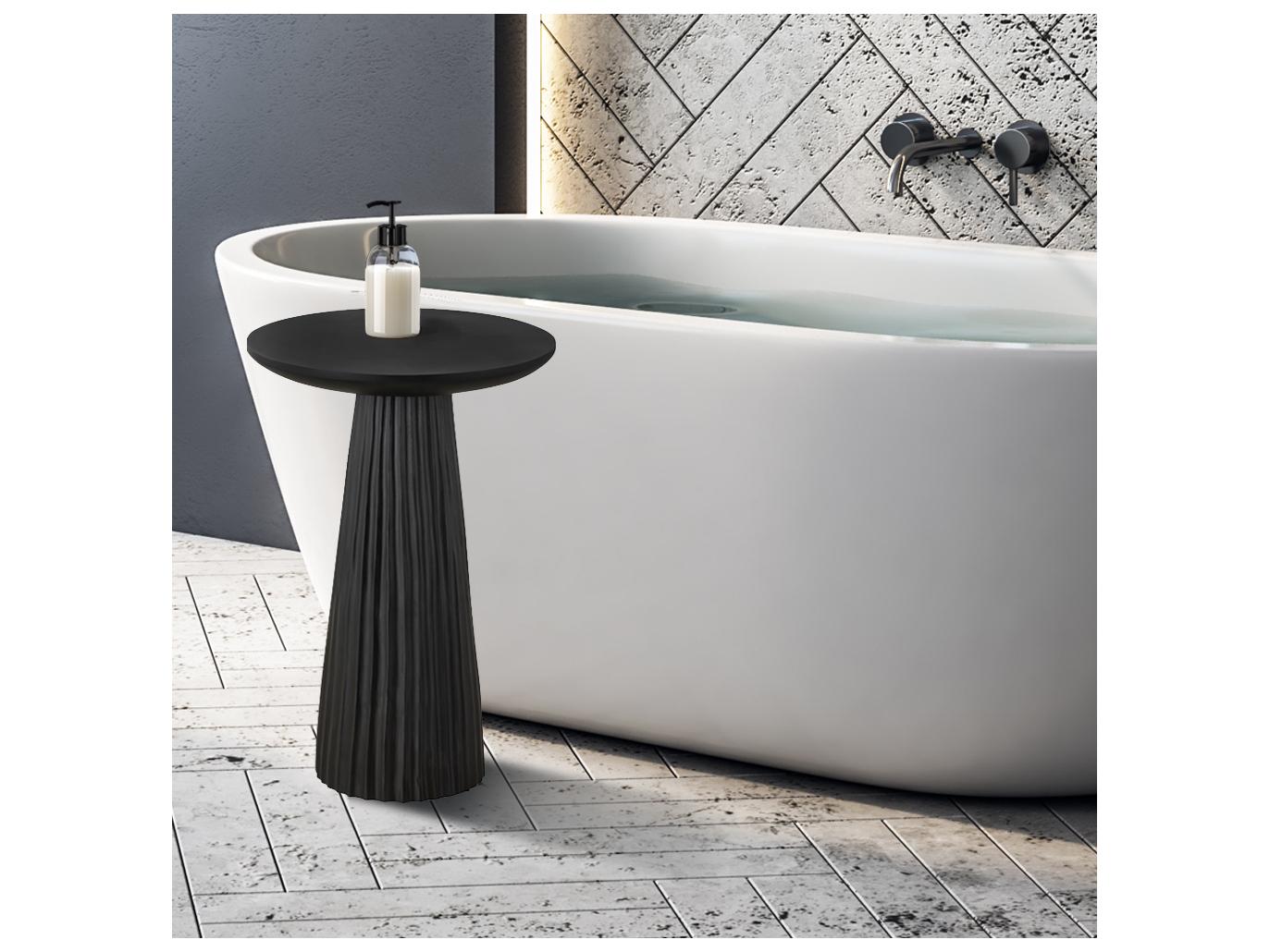 Canarm Jai Round Wood End Table