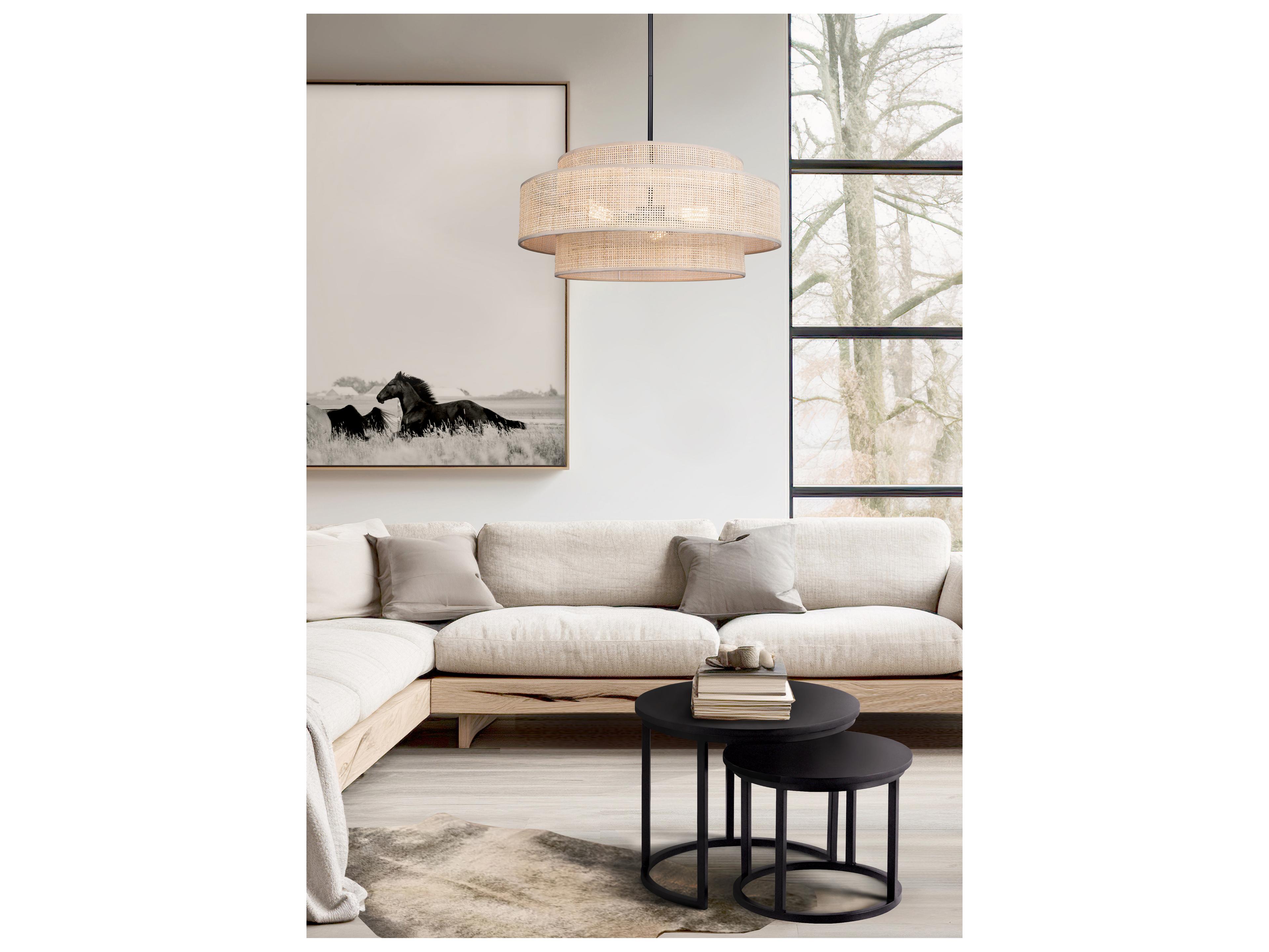 Canarm Kaala Round Wood End Table