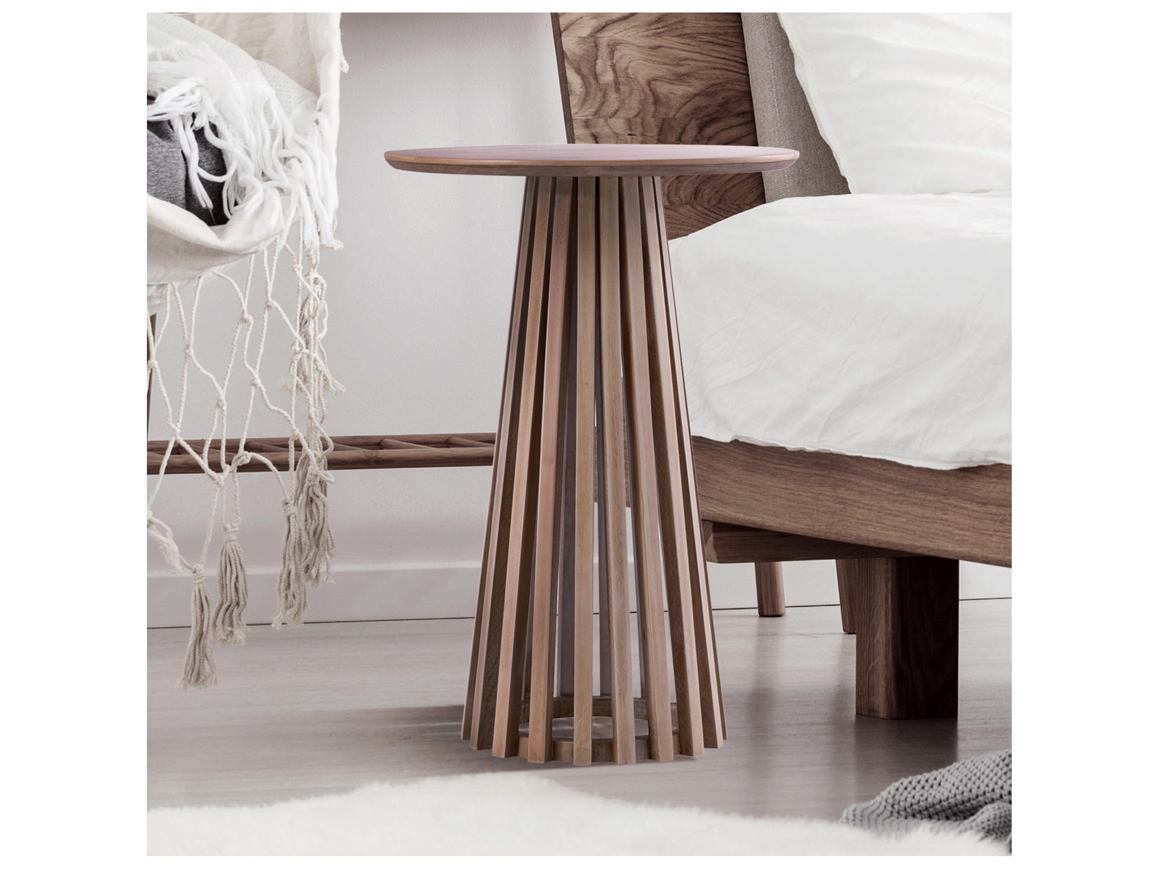 Canarm Lenan Round Wood Coffee Table