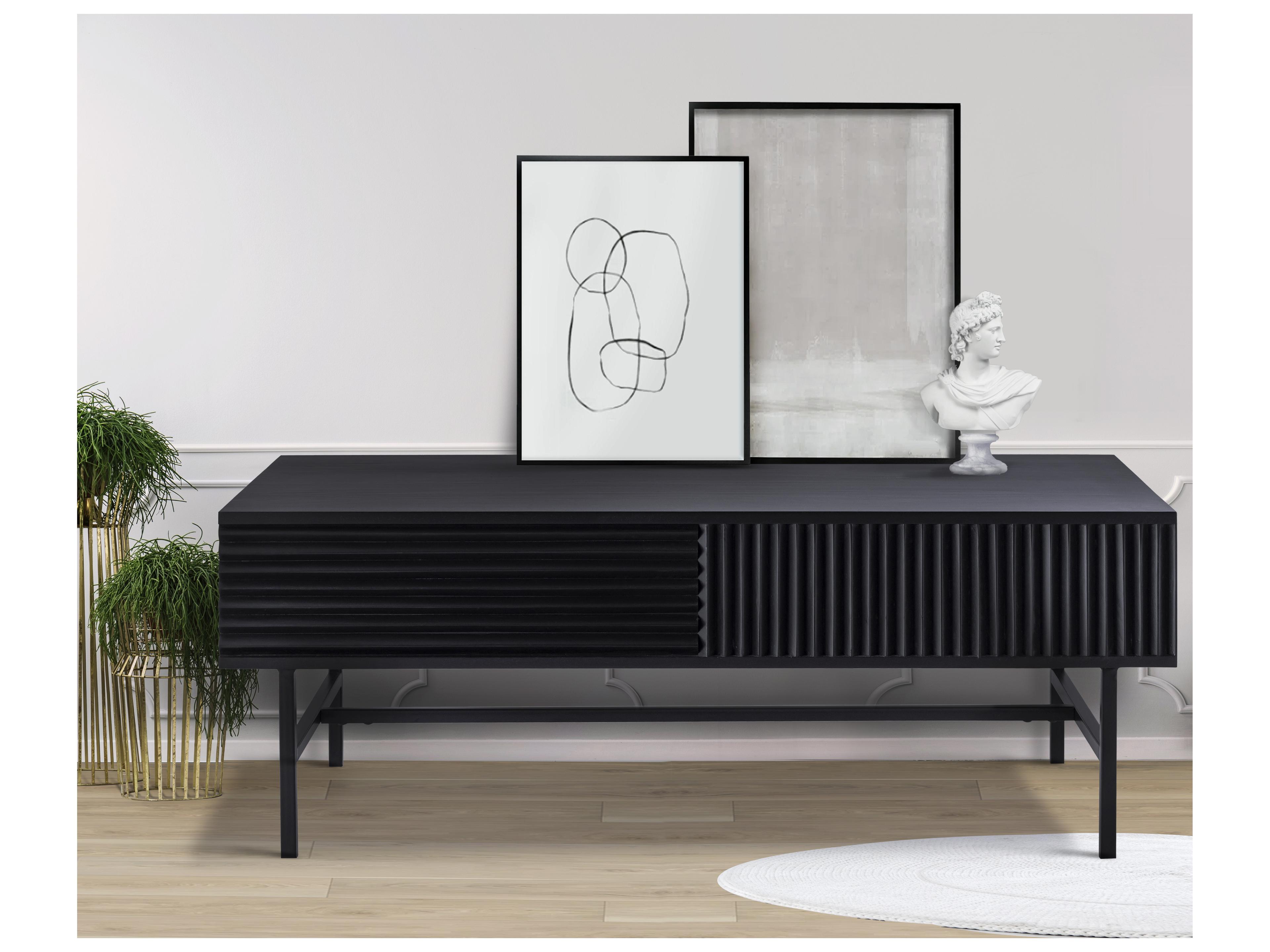 Canarm Mez Rectangular Metal Coffee Table