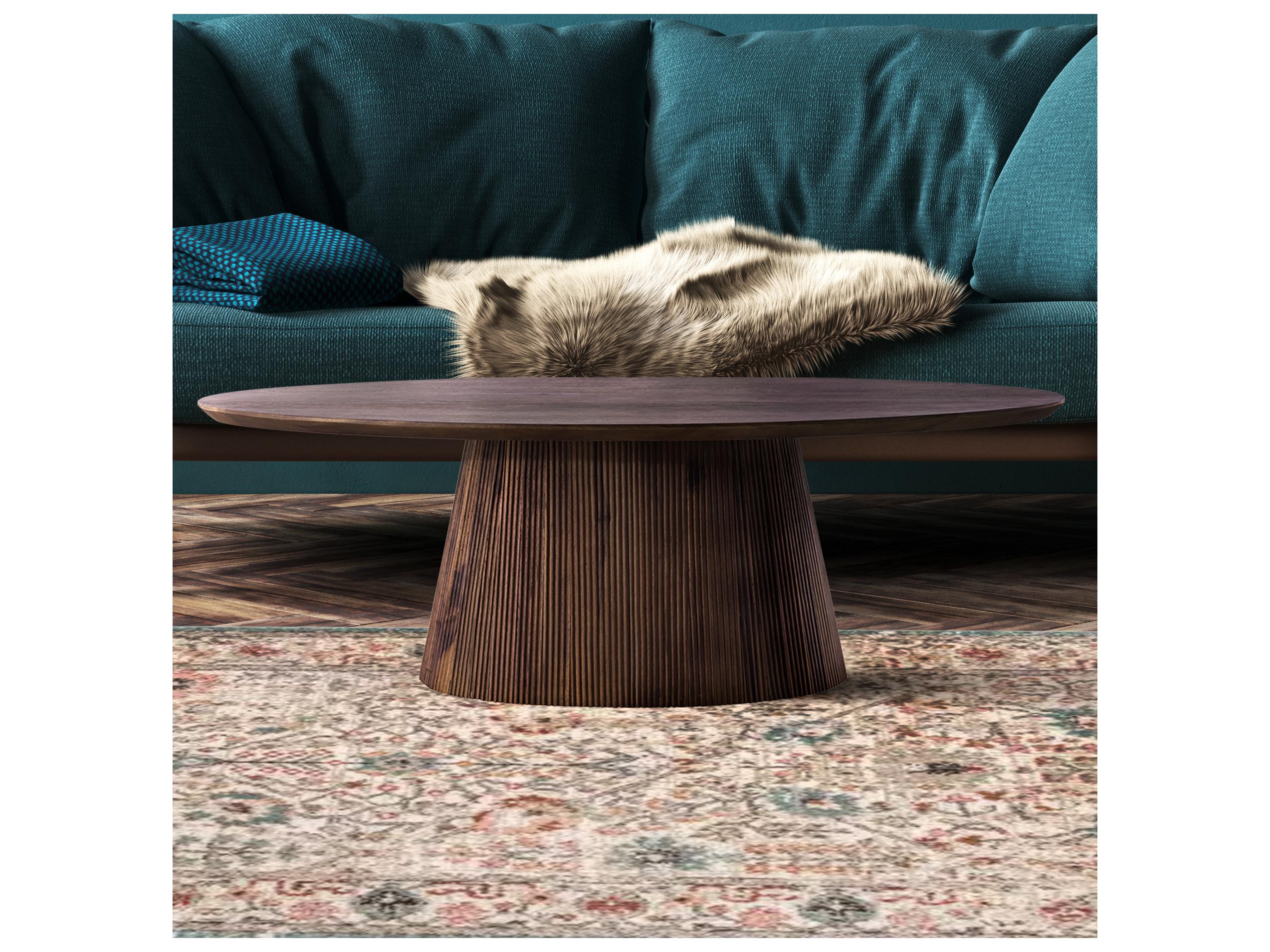 Canarm Madhy Oval Wood Coffee Table